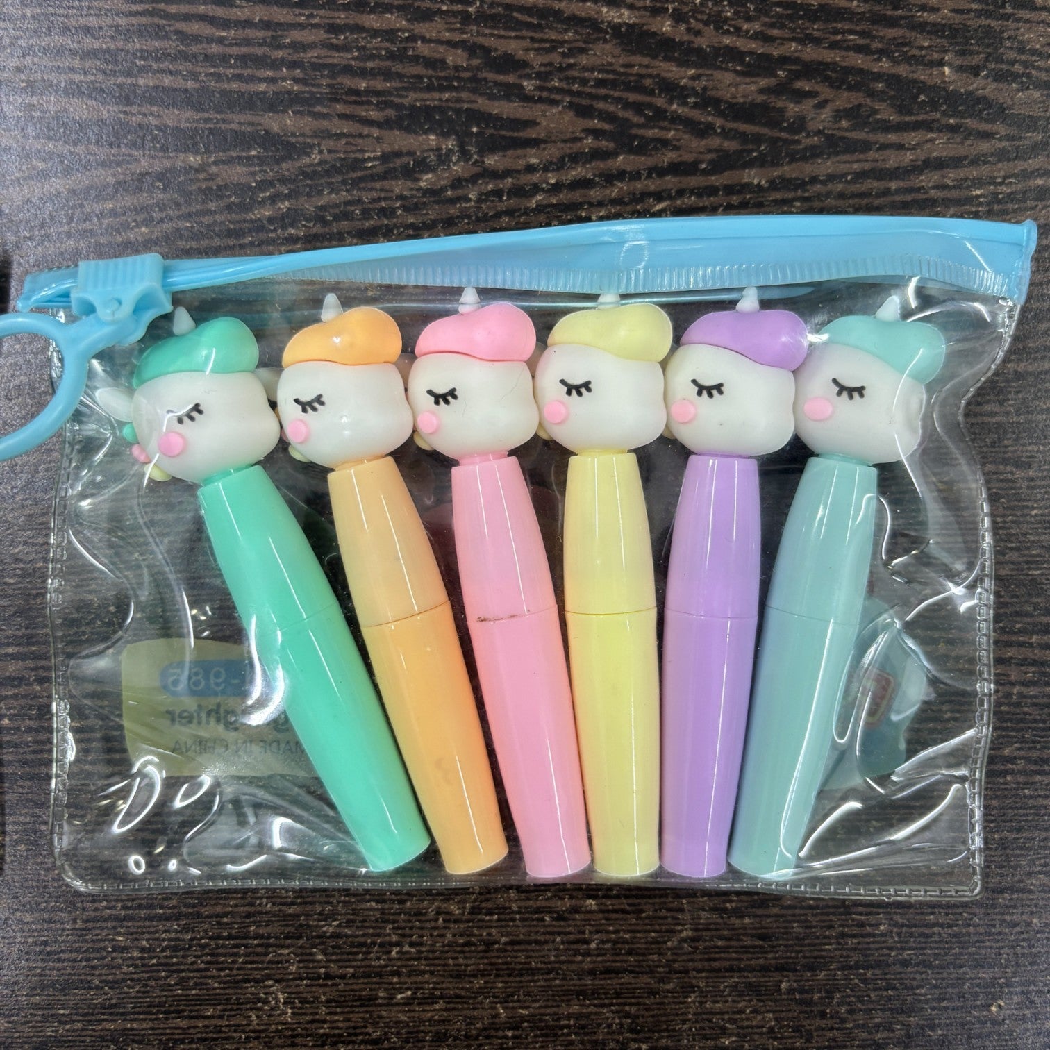 Highlighter Set | 6 Multicolor Pens in Each Set | Cute Cartoon Highlighters for Kids | Fun Stationery for School, Drawing, Art, Journaling, Study & Return Gifts