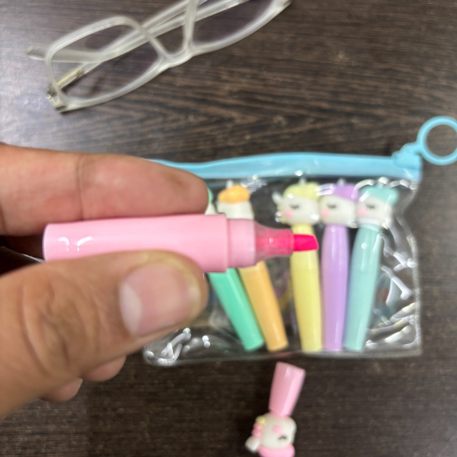 Highlighter Set | 6 Multicolor Pens in Each Set | Cute Cartoon Highlighters for Kids | Fun Stationery for School, Drawing, Art, Journaling, Study & Return Gifts