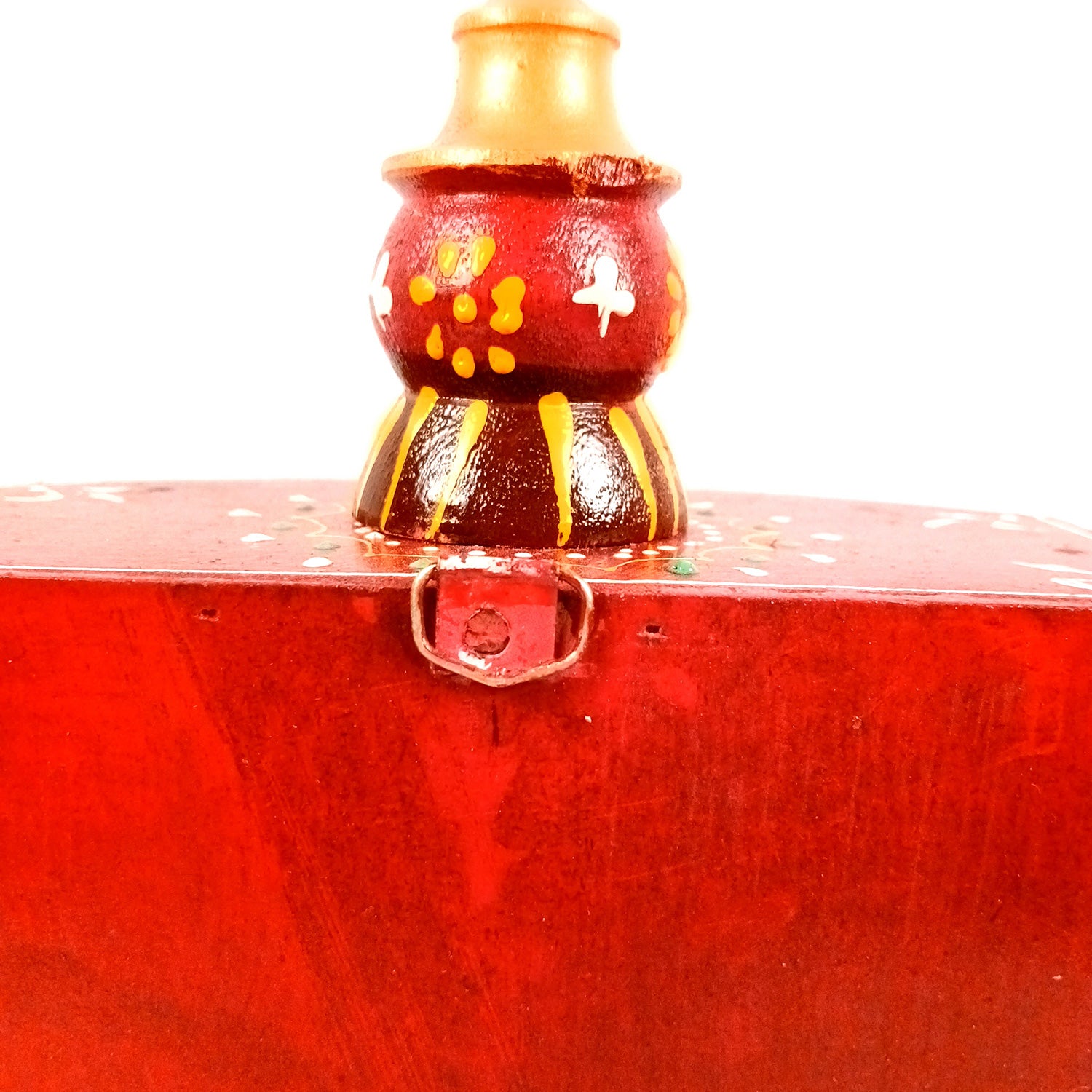 Pooja Mandir | Home Temple Wooden Wall Mounted | Hanging Puja Stand / Unit Small – For God, House, Puja Ghar, Office & Shop - 11 Inch - Apkamart #Style_Design 1