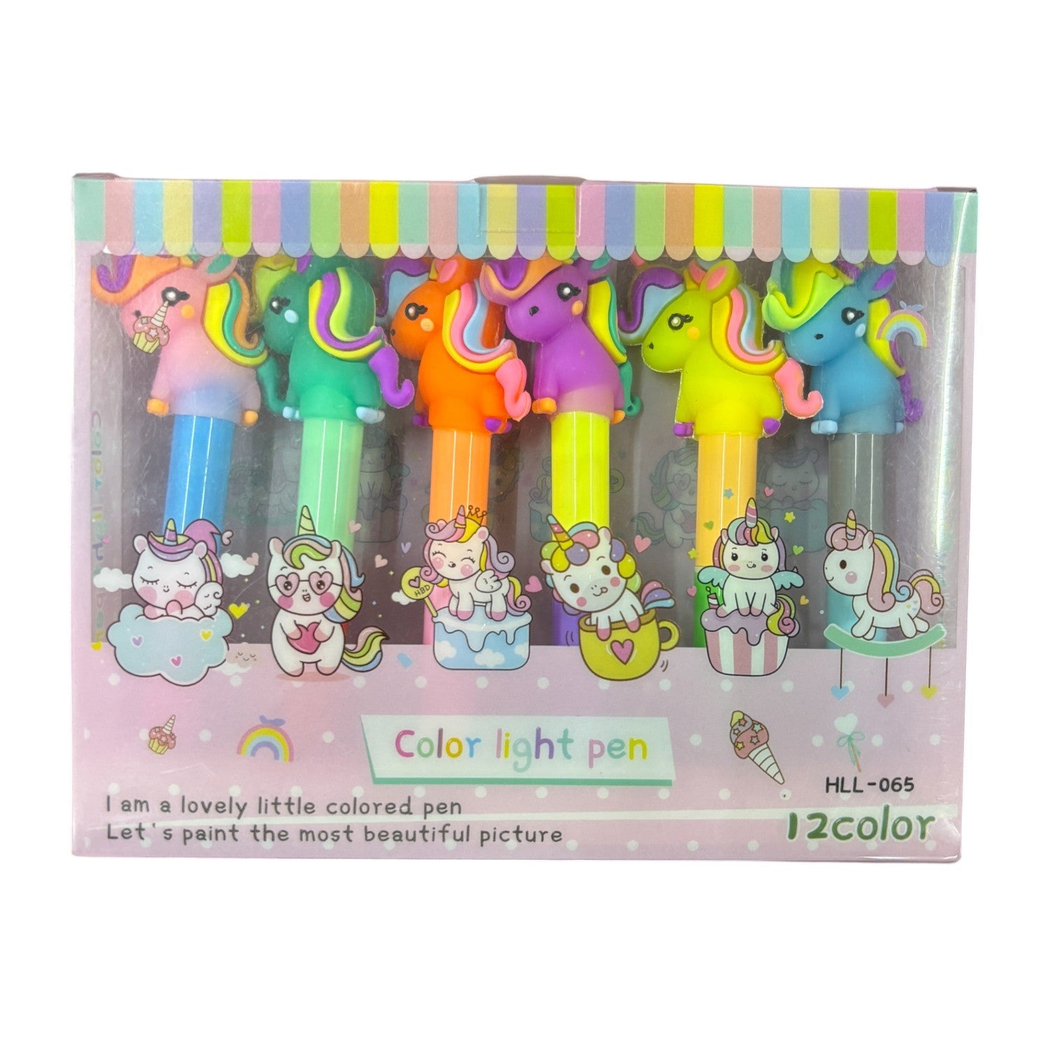 Chisel Tip Fluorescent Marker Pens for School, Office & Study | 6 Pens in Each Set | Smooth Writing Highlighters for Kids, Girls, Boys, Drawing - Apkamart #Style_pack Of 1