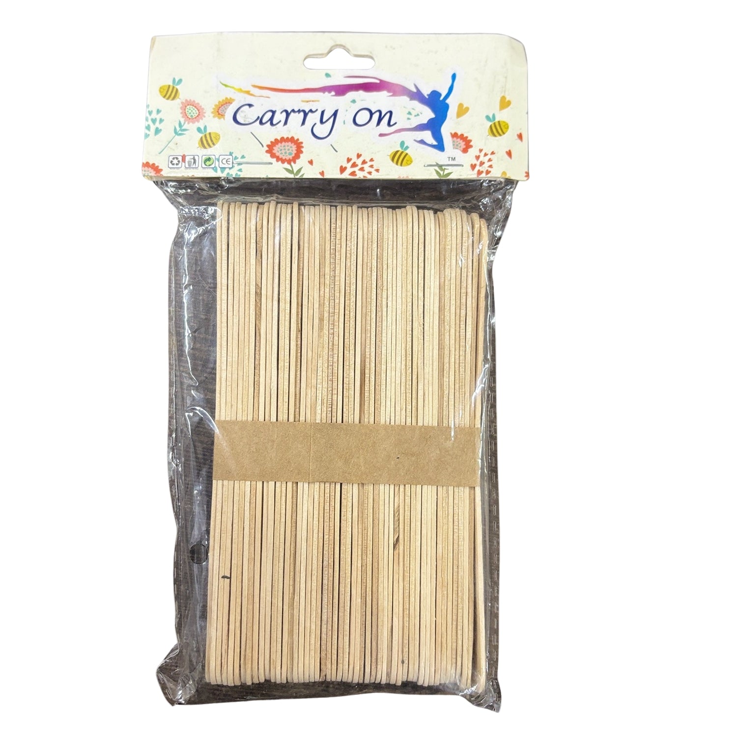 Ice Cream Stick Wooden Ice Cream Sticks for Craft DIY Projects Ice Cream Stick for Craft Return Gift Kids Art Supplies - Apkamart #Style_Pack Of 1