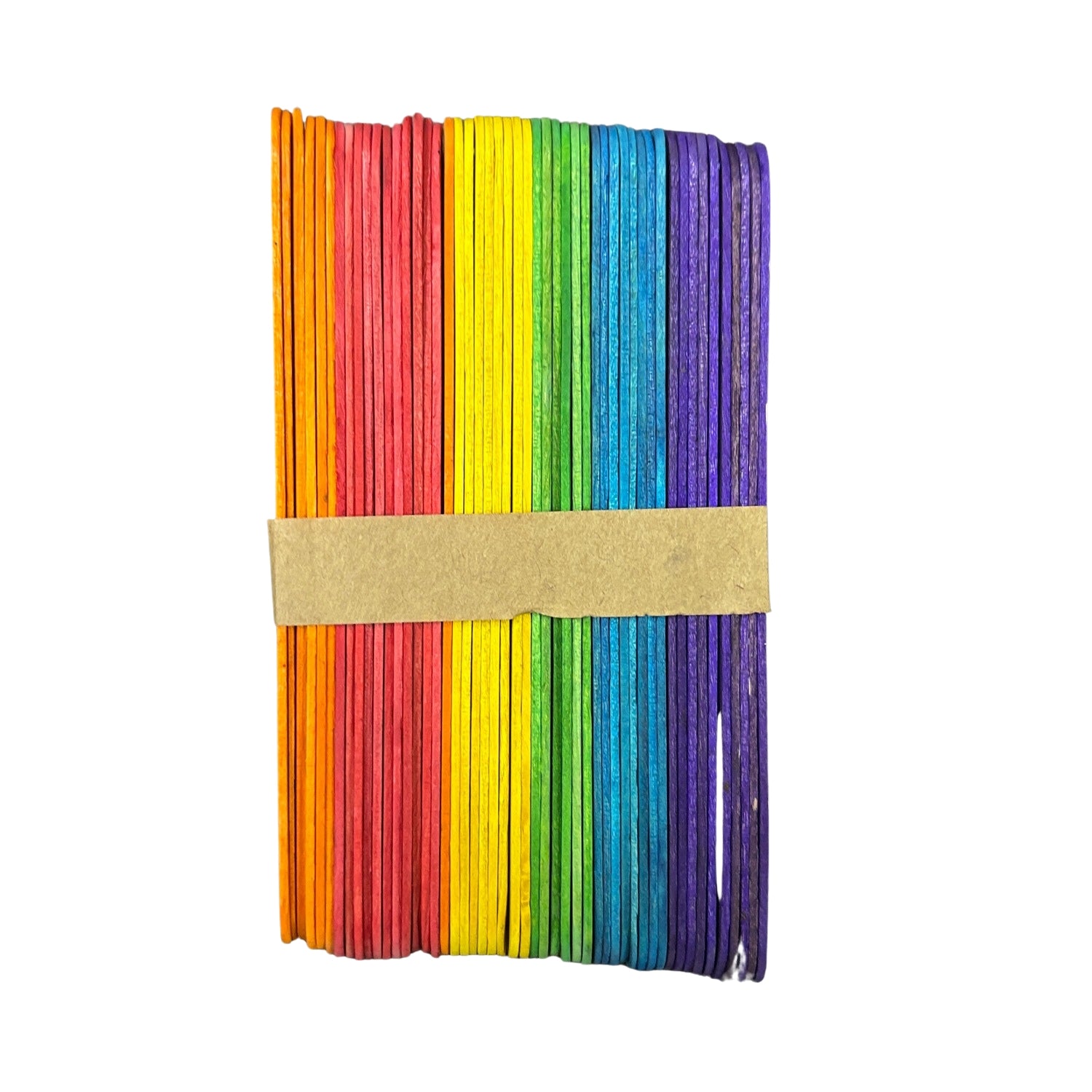 Multicolor Ice Cream Stick Wooden Ice Cream Sticks for Craft DIY Projects Stick for Craft Return Gift Kids Art Supplies - Pack Of 1 - Apkamart