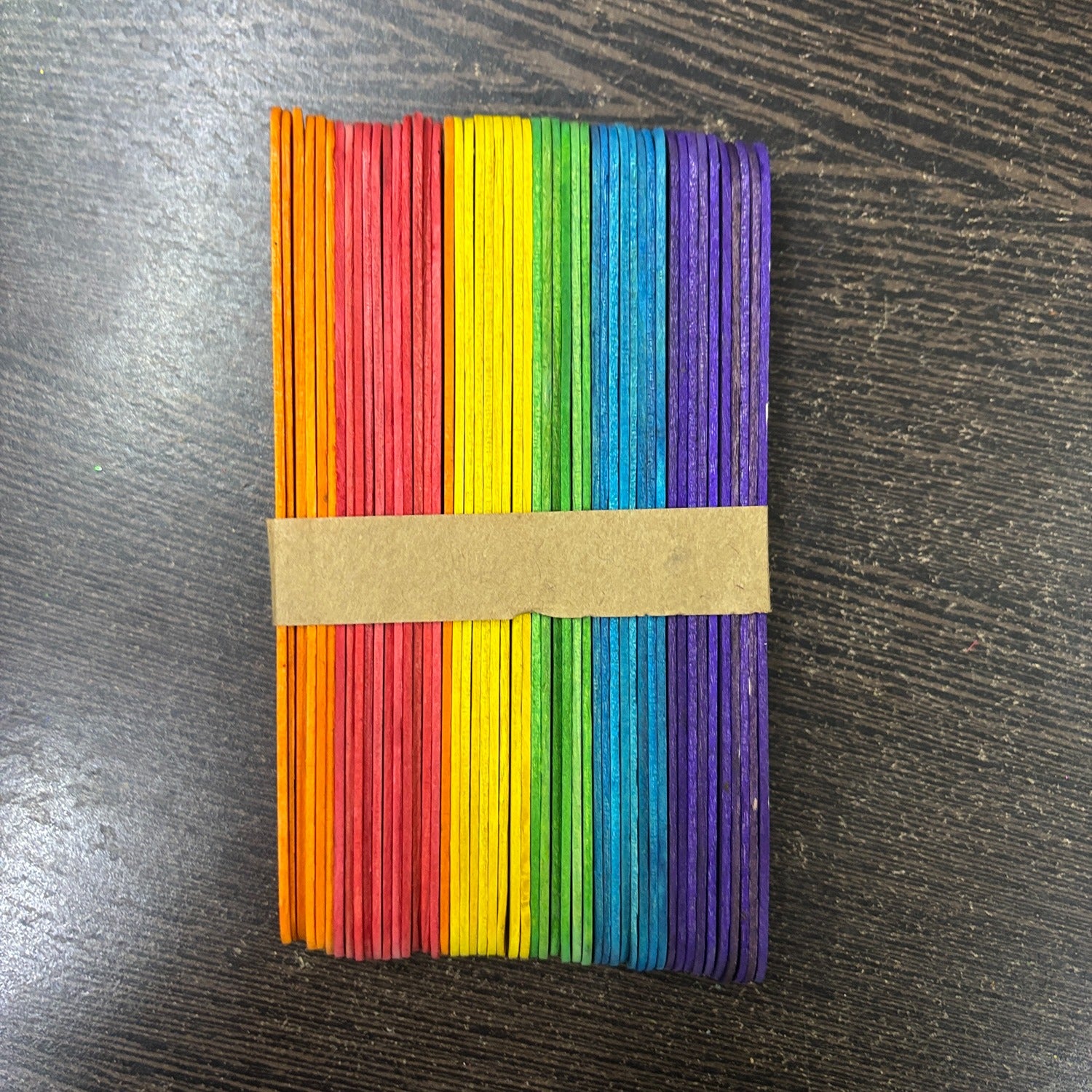 Multicolor Ice Cream Stick Wooden Ice Cream Sticks for Craft DIY Projects Stick for Craft Return Gift Kids Art Supplies - Pack Of 1 - Apkamart