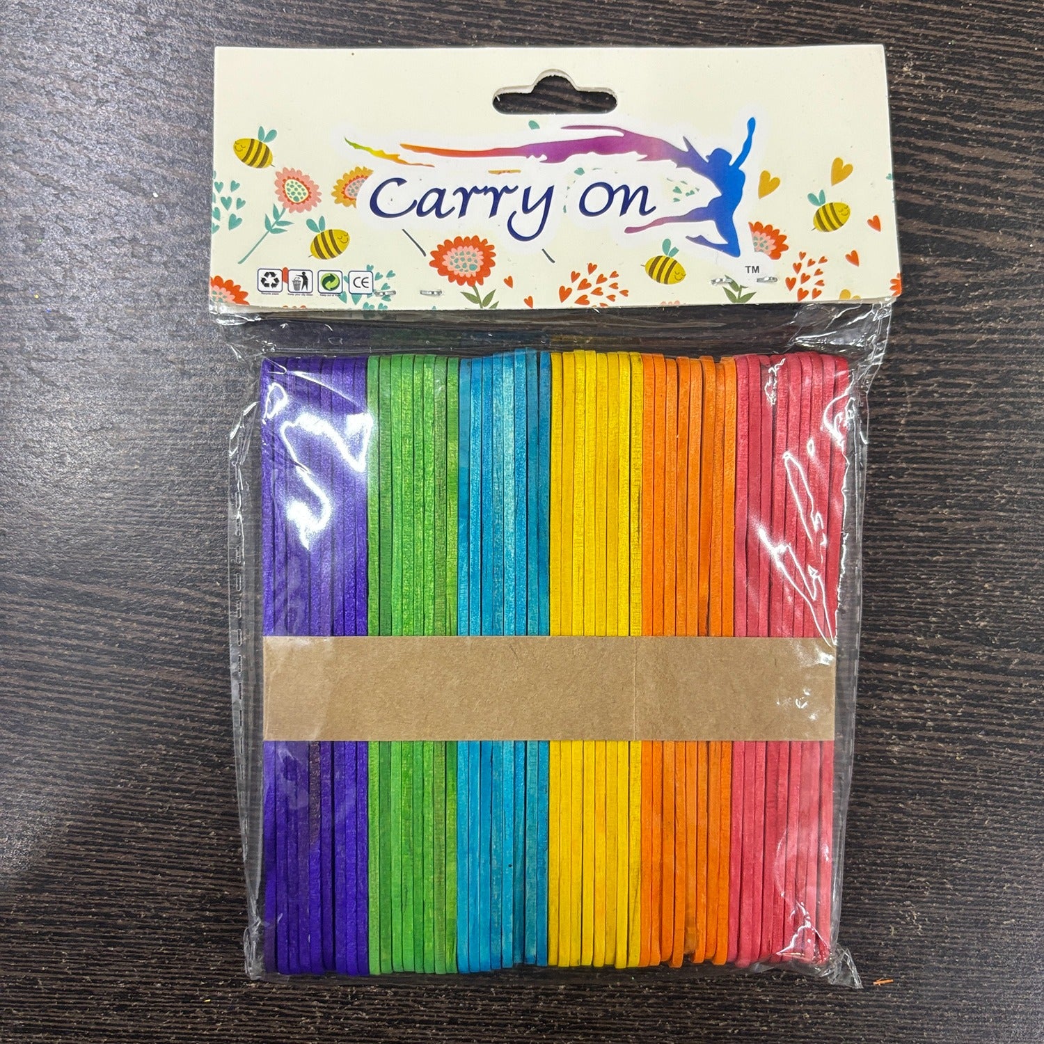 Multicolor Ice Cream Stick Wooden Ice Cream Sticks for Craft DIY Projects Ice Cream Stick for Craft Return Gift Kids Art Supplies