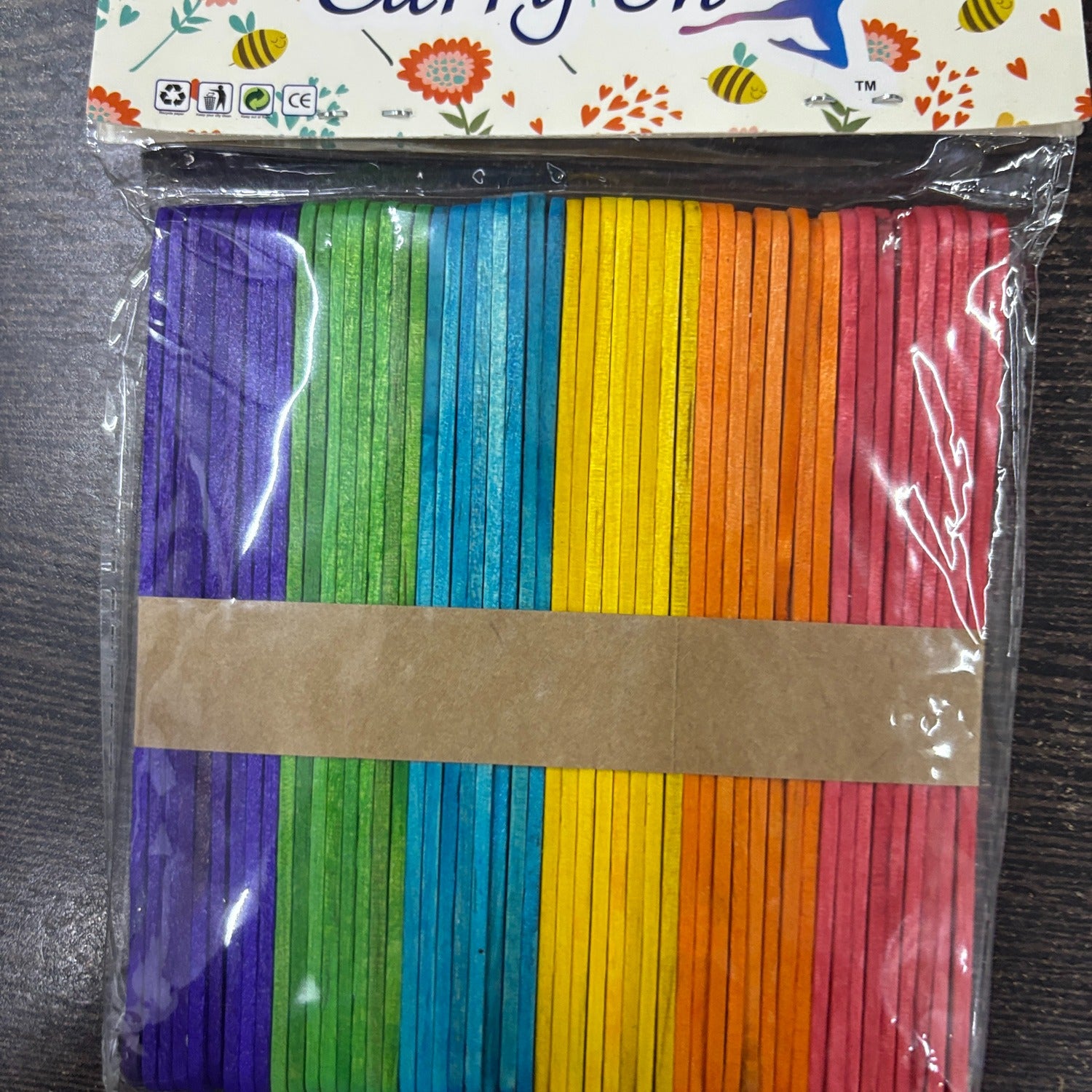 Multicolor Ice Cream Stick Wooden Ice Cream Sticks for Craft DIY Projects Ice Cream Stick for Craft Return Gift Kids Art Supplies