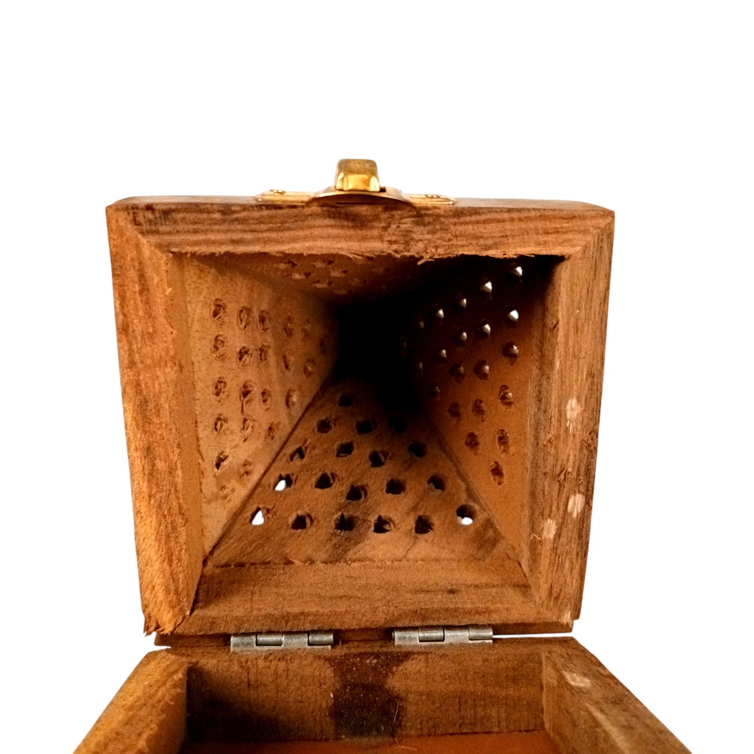 Agarbatti Incense Holder Box & Dhoop Stand | Wooden Sambrani | Ash Catcher Dhup Dani - For Temple, Pooja Room Décor, Puja Item for Home & Mandir - 5 Inch (Pack Of 2) - Apkamart