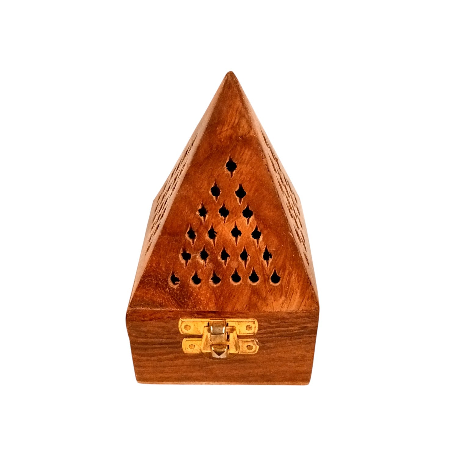 Agarbatti Incense Holder Box & Dhoop Stand | Wooden Sambrani | Ash Catcher Dhup Dani - For Temple, Pooja Room Décor, Puja Item for Home & Mandir - 5 Inch (Pack Of 2) - Apkamart