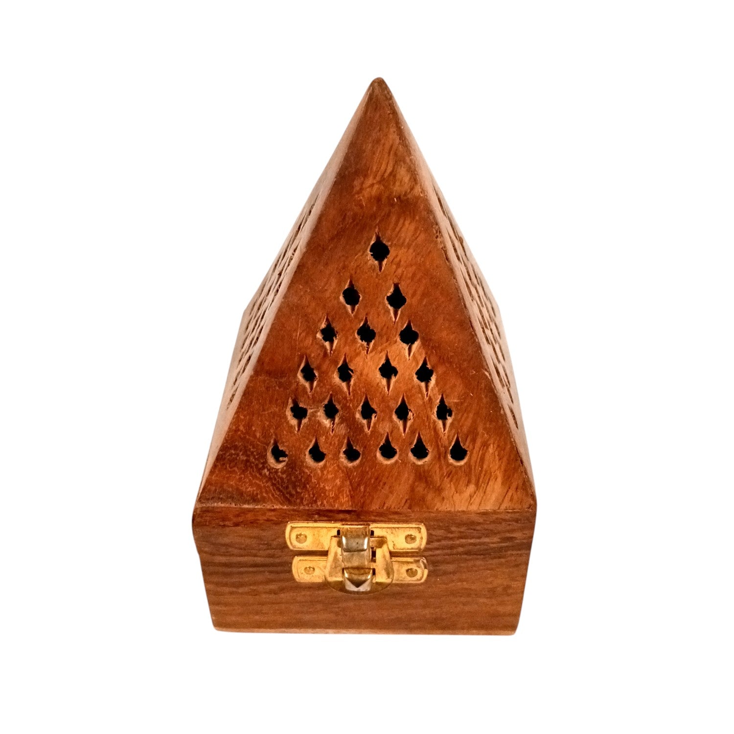 Agarbatti Incense Holder Box & Dhoop Stand | Wooden Sambrani | Ash Catcher Dhup Dani - For Temple, Pooja Room Décor, Puja Item for Home & Mandir - 5 Inch (Pack Of 2) - Apkamart