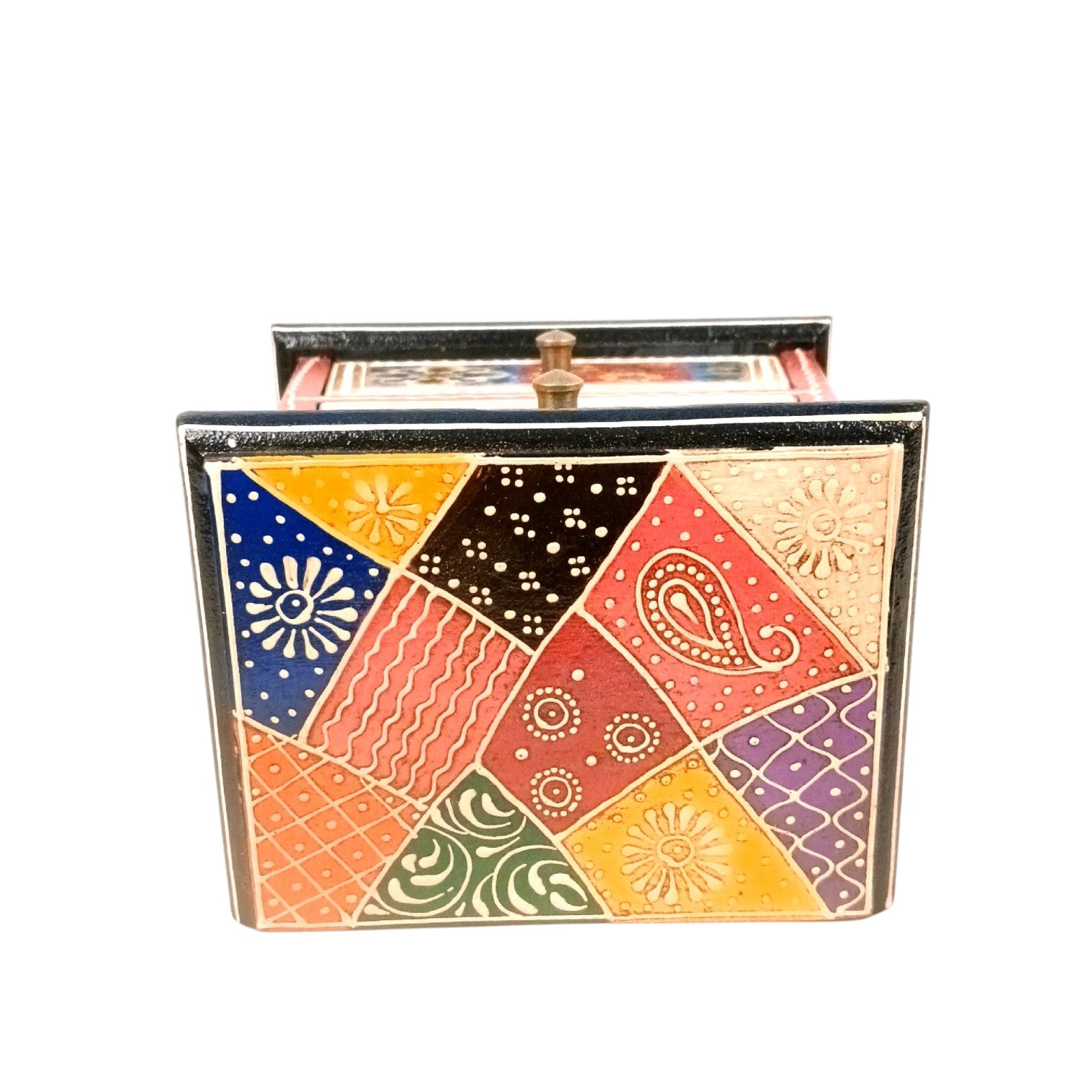 Jewellery Box With 2 Drawers For  Dressing Table - 7 Inch - Apkamart
