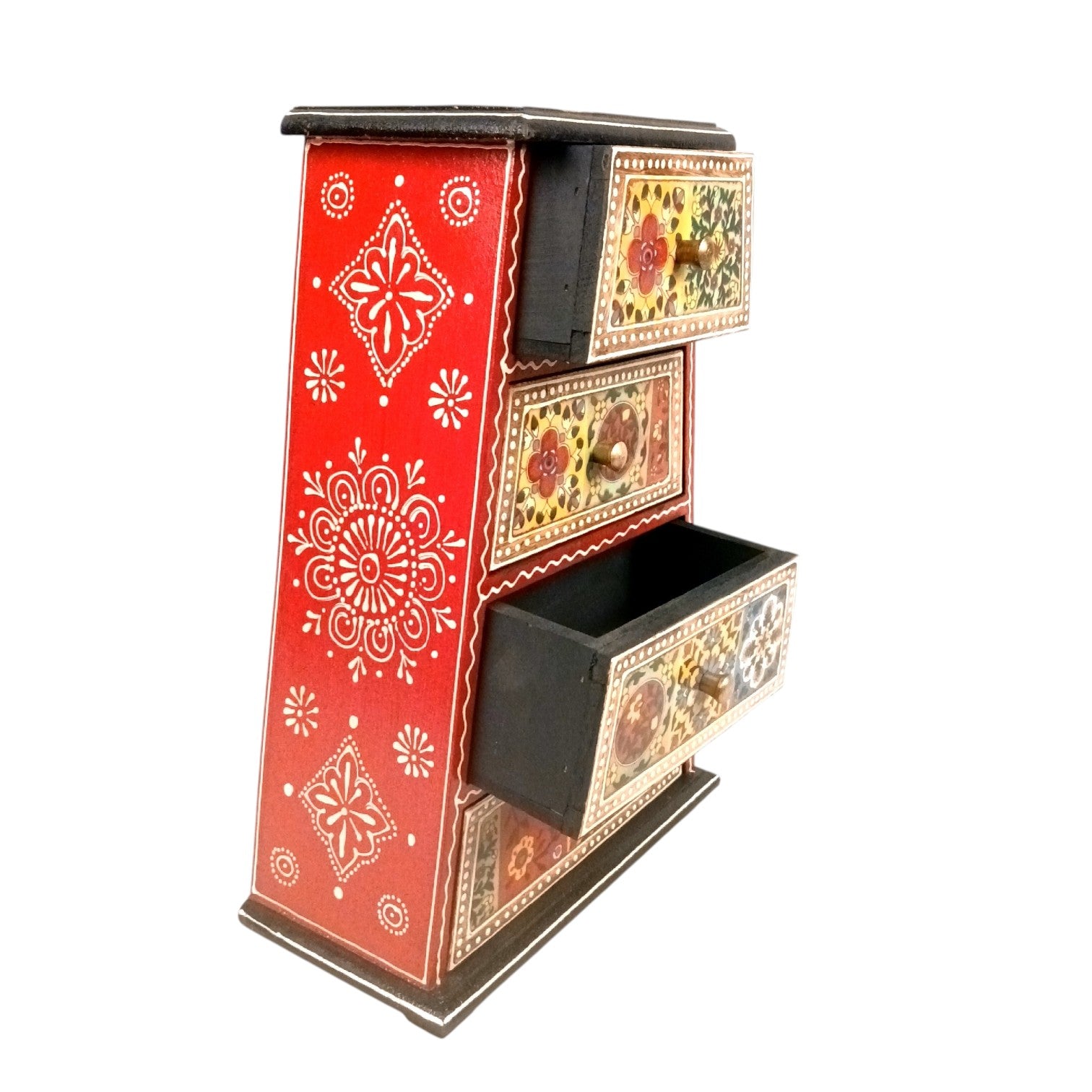 Jewellery Box With 4 Drawers For Dressing Table - 13 Inch - Apkamart