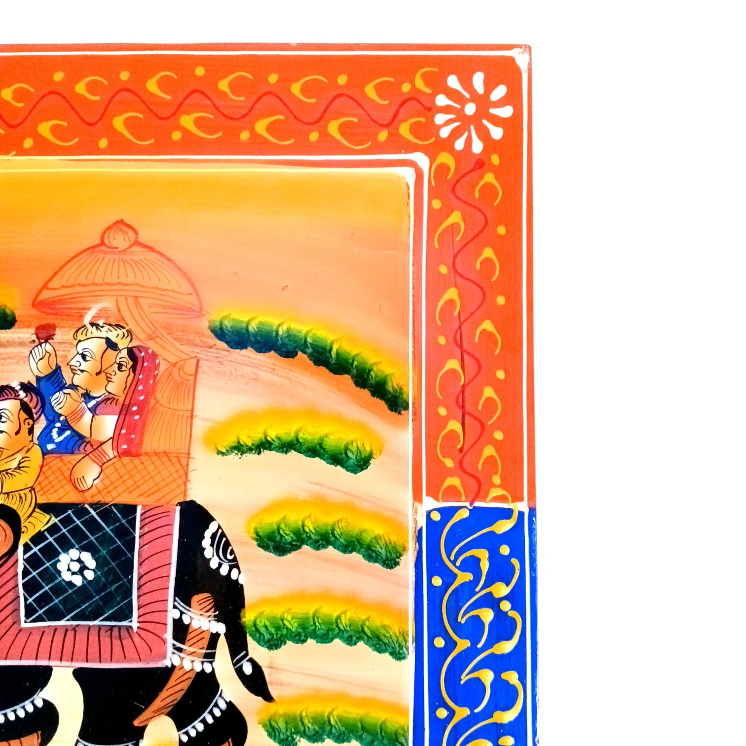 Jewellery Box with Elephant Design | Handcrafted Decorative Storage Box for Jewellery, Keepsakes & Gifting | Traditional Wooden Organizer for Home Decor - 12 Inch - Apkamart