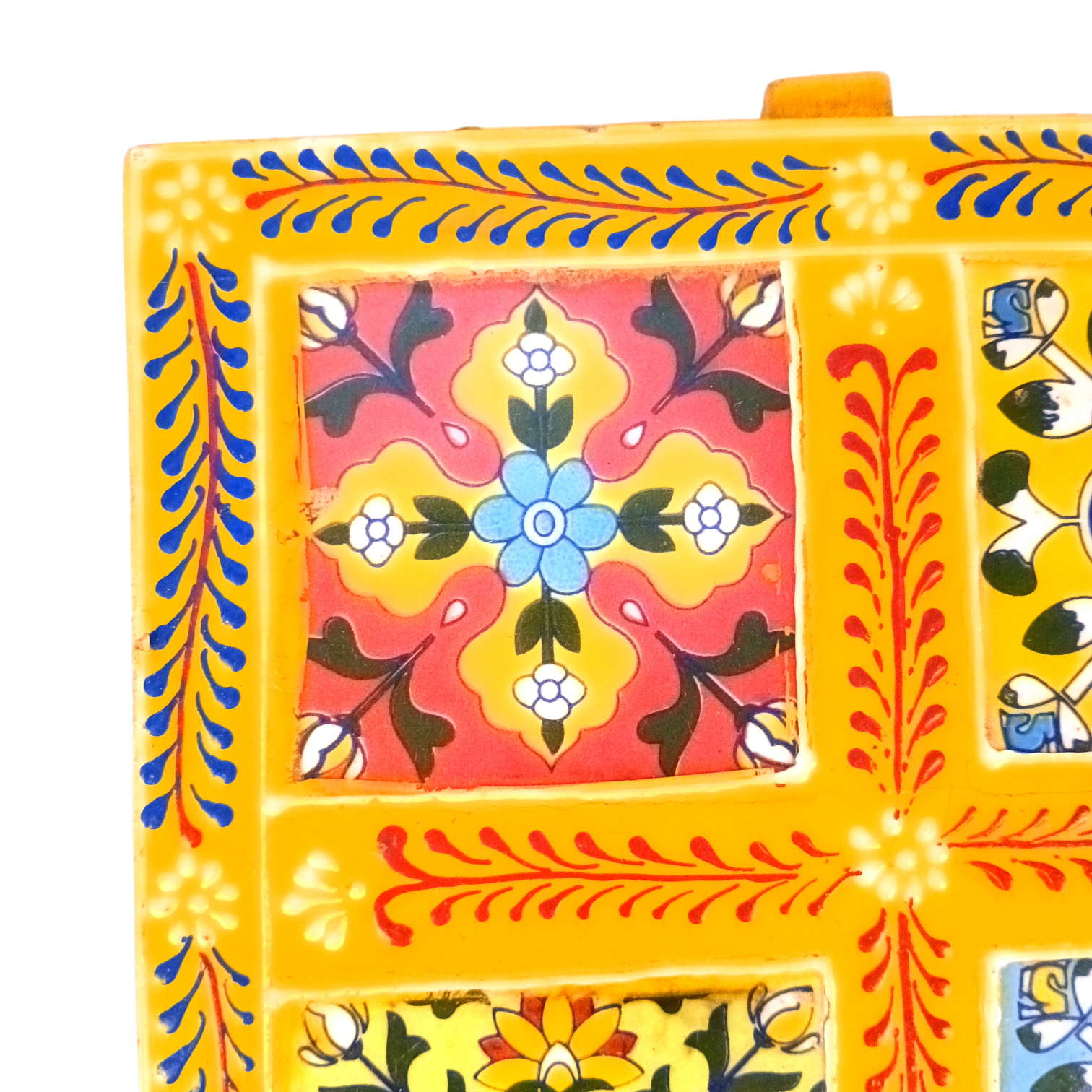 Handcrafted Wooden Box for Dry Fruits, Supari & Jewellery | Decorative Storage Box | Multipurpose Organizer for Gifting, Festive & Home Decor - 8 Inch - Apkamart