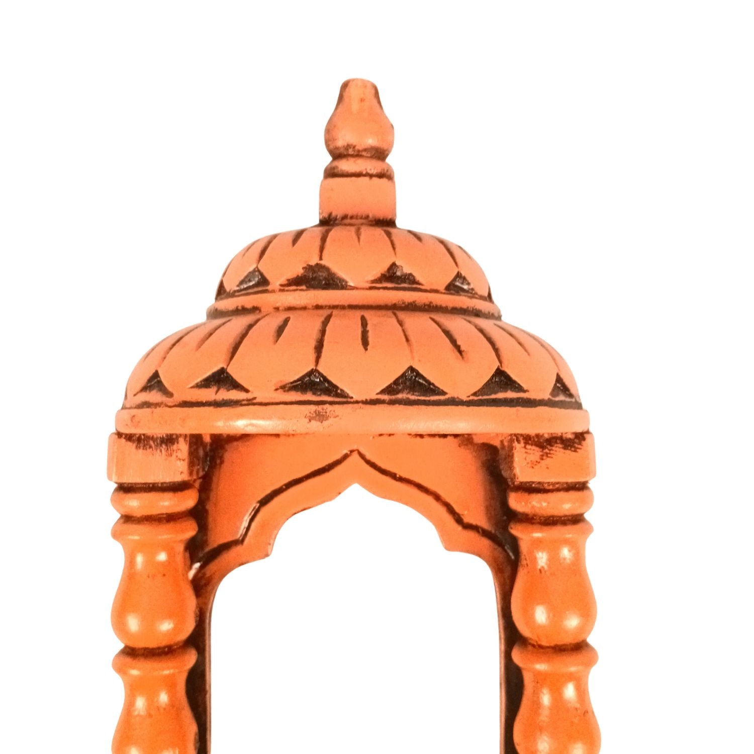 Wooden Jharokha Frame | Rajasthani Wall Decor - 14 inch-Apkamart