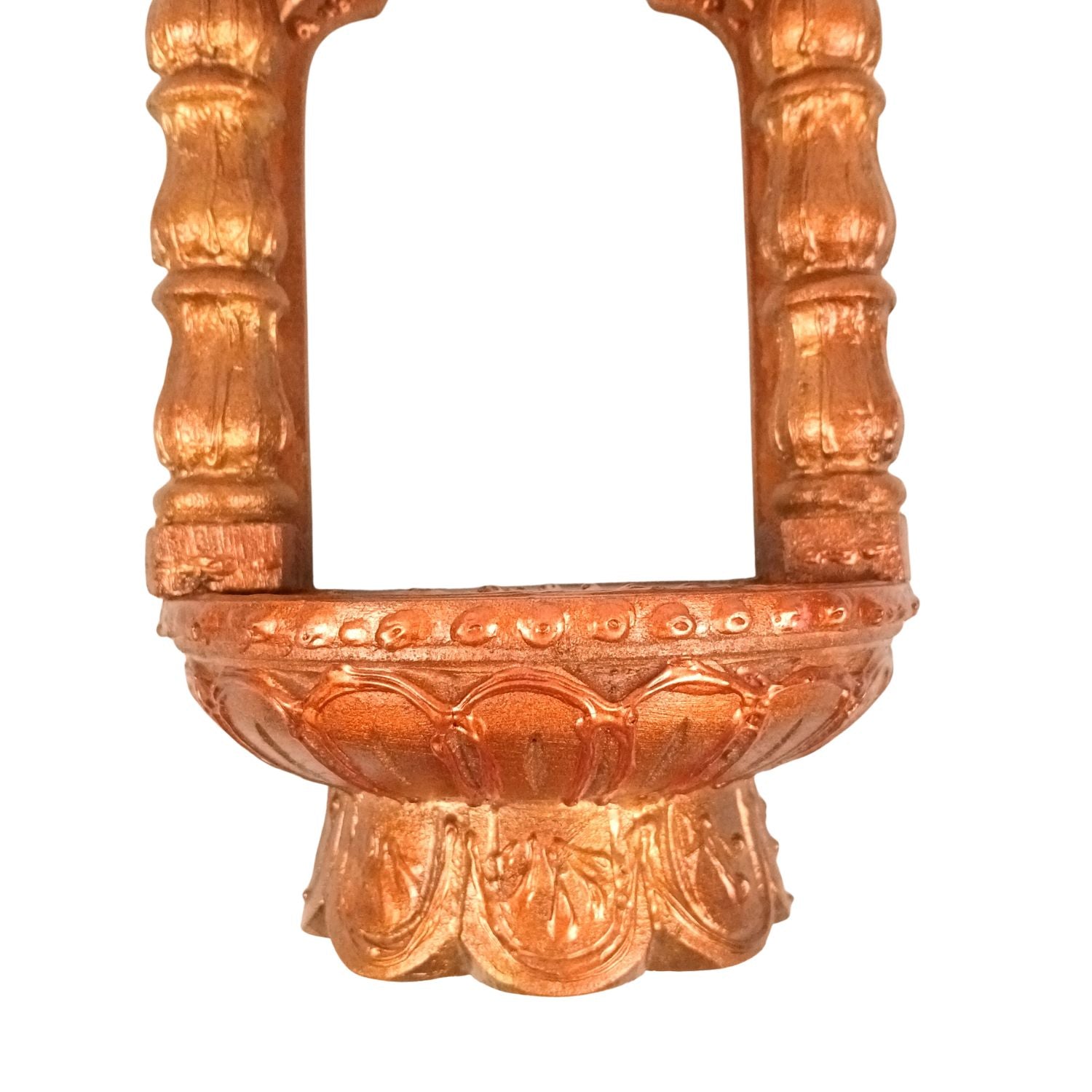 Wooden Jharokha Frame | Rajasthani Wall Decor - 14 inch-Apkamart