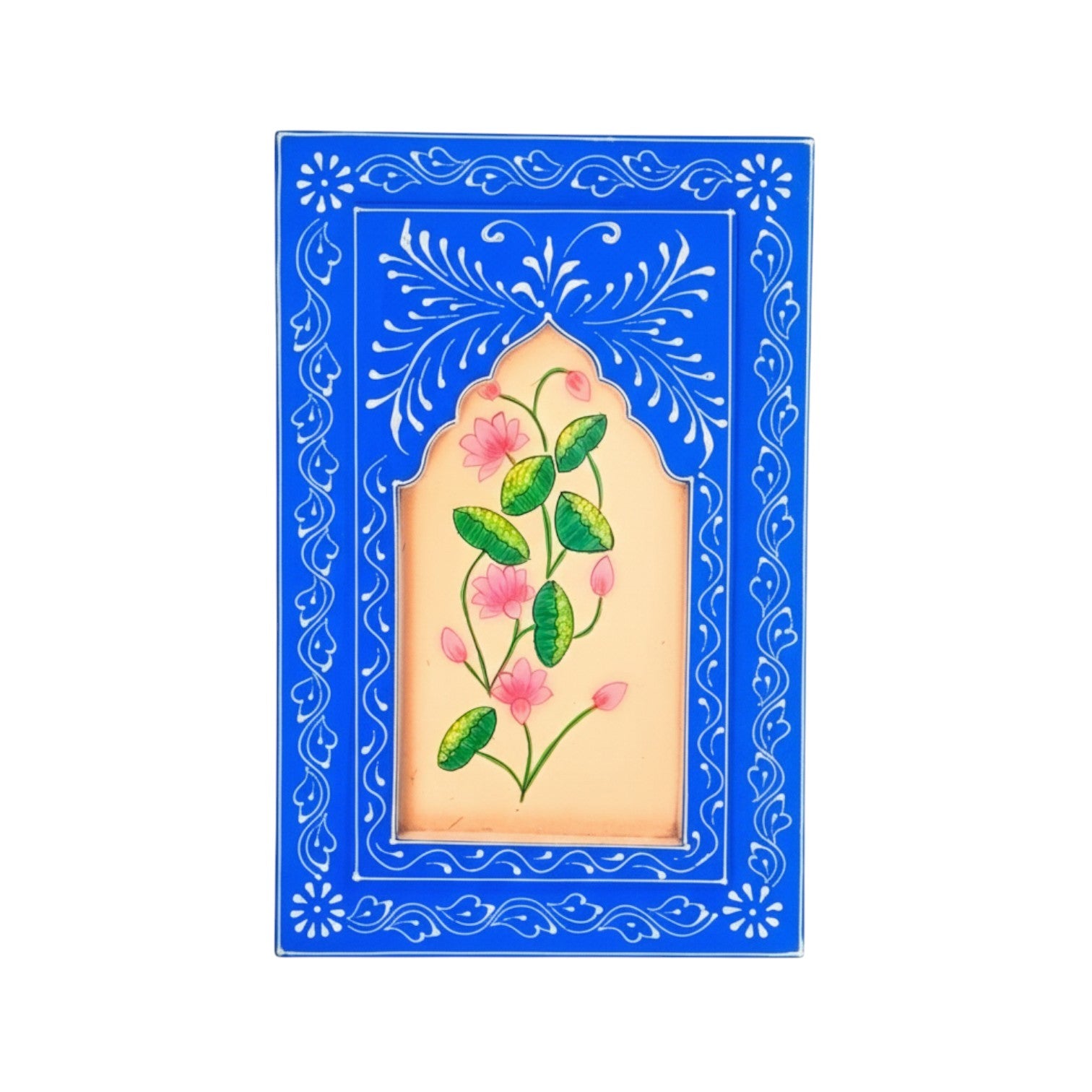 Handcrafted Wooden Painting Frame | Decorative Wall Hanging Photo Frame for Home & Living Room Décor | Wooden Jharokha Frame | Traditional Wall Art - 15 Inch (pack Of 3)