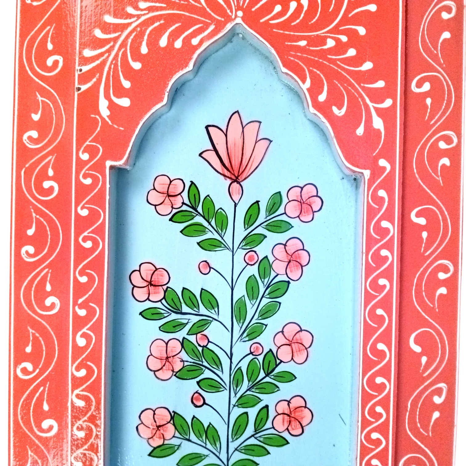 Handcrafted Wooden Painting Frame | Decorative Wall Hanging Photo Frame for Home & Living Room Décor | Wooden Art Frame | Traditional Wall Art - 15 Inch (pack Of 3) - Apkamart