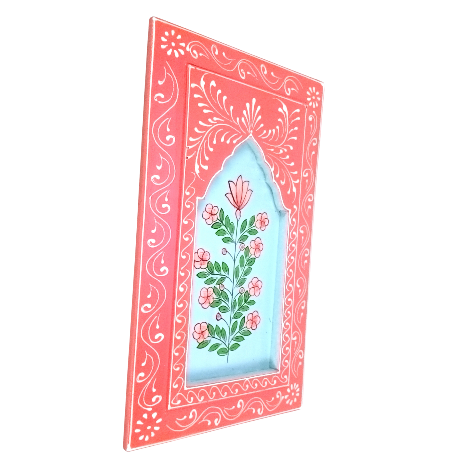 Handcrafted Wooden Painting Frame | Decorative Wall Hanging Photo Frame for Home & Living Room Décor | Wooden Art Frame | Traditional Wall Art - 15 Inch (pack Of 3) - Apkamart