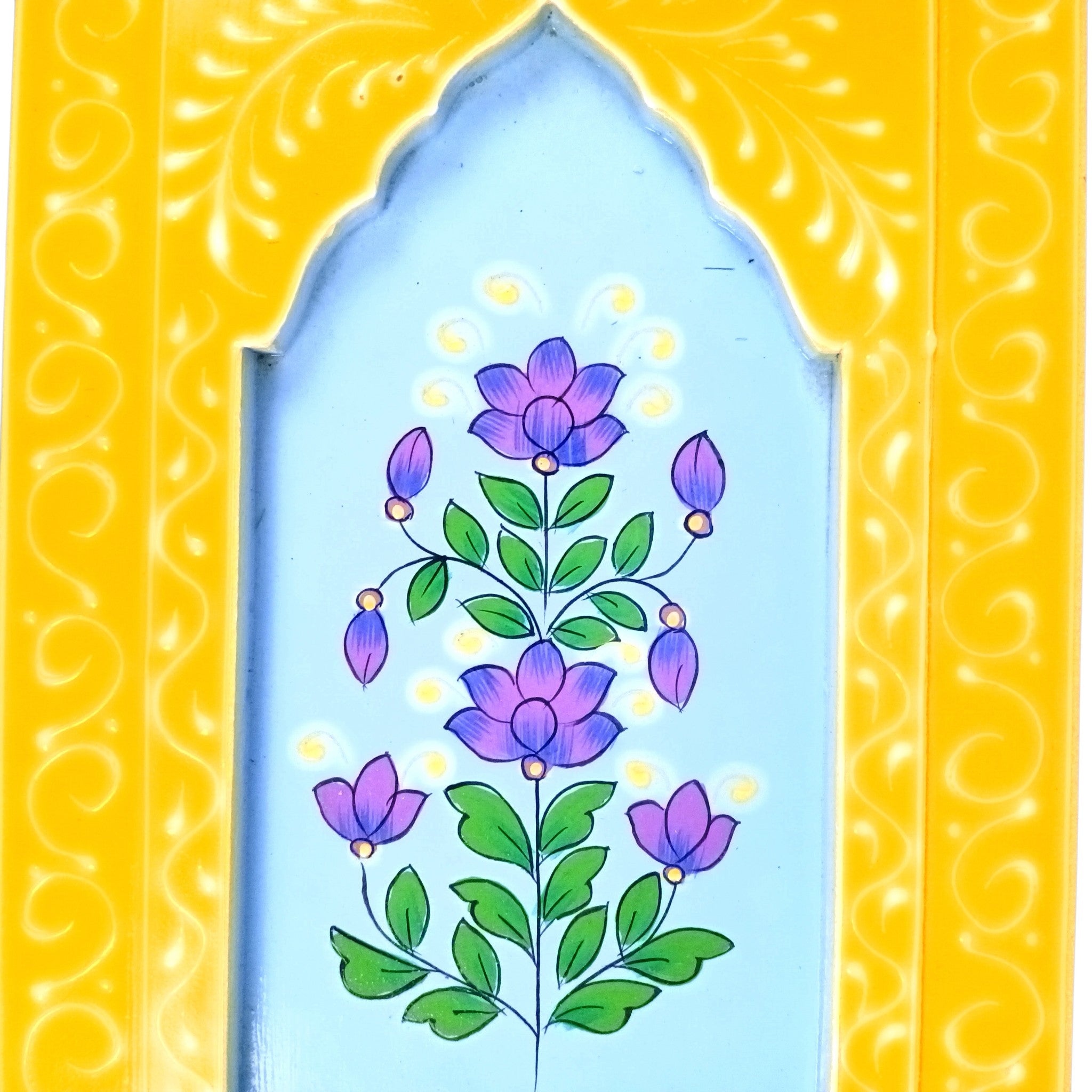 Handcrafted Wooden Painting Frame | Decorative Wall Hanging Photo Frame for Home & Living Room Décor | Wooden Art Frame | Traditional Wall Art - 15 Inch (pack Of 2) - Apkamart