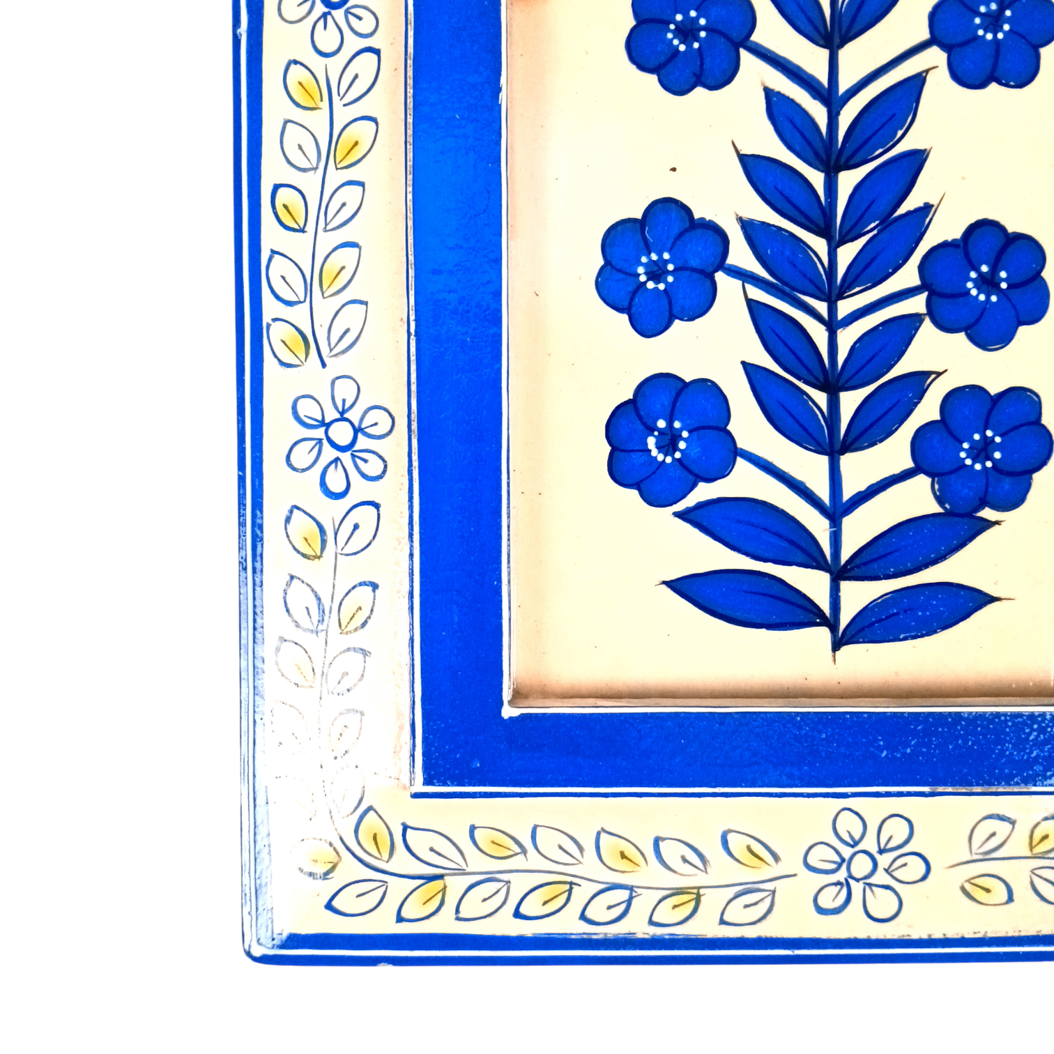 Handcrafted Wooden Painting Frame | Decorative Wall Hanging for Home & Living Room Decor | Rustic Wooden Art Frame - 12 Inch (Pack Of 2)