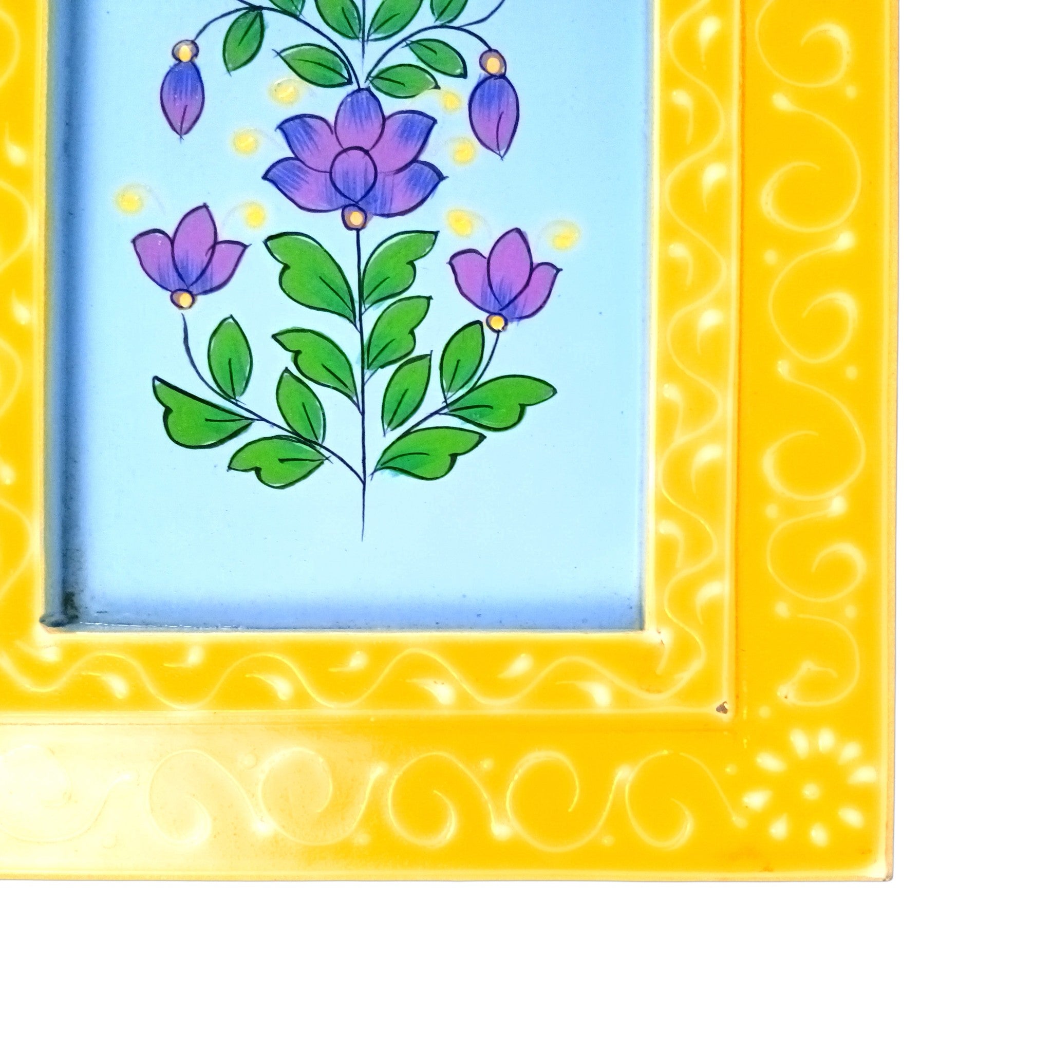 Handcrafted Wooden Painting Frame | Decorative Wall Hanging Photo Frame for Home & Living Room Décor | Wooden Art Frame | Traditional Wall Art - 15 Inch - Apkamart