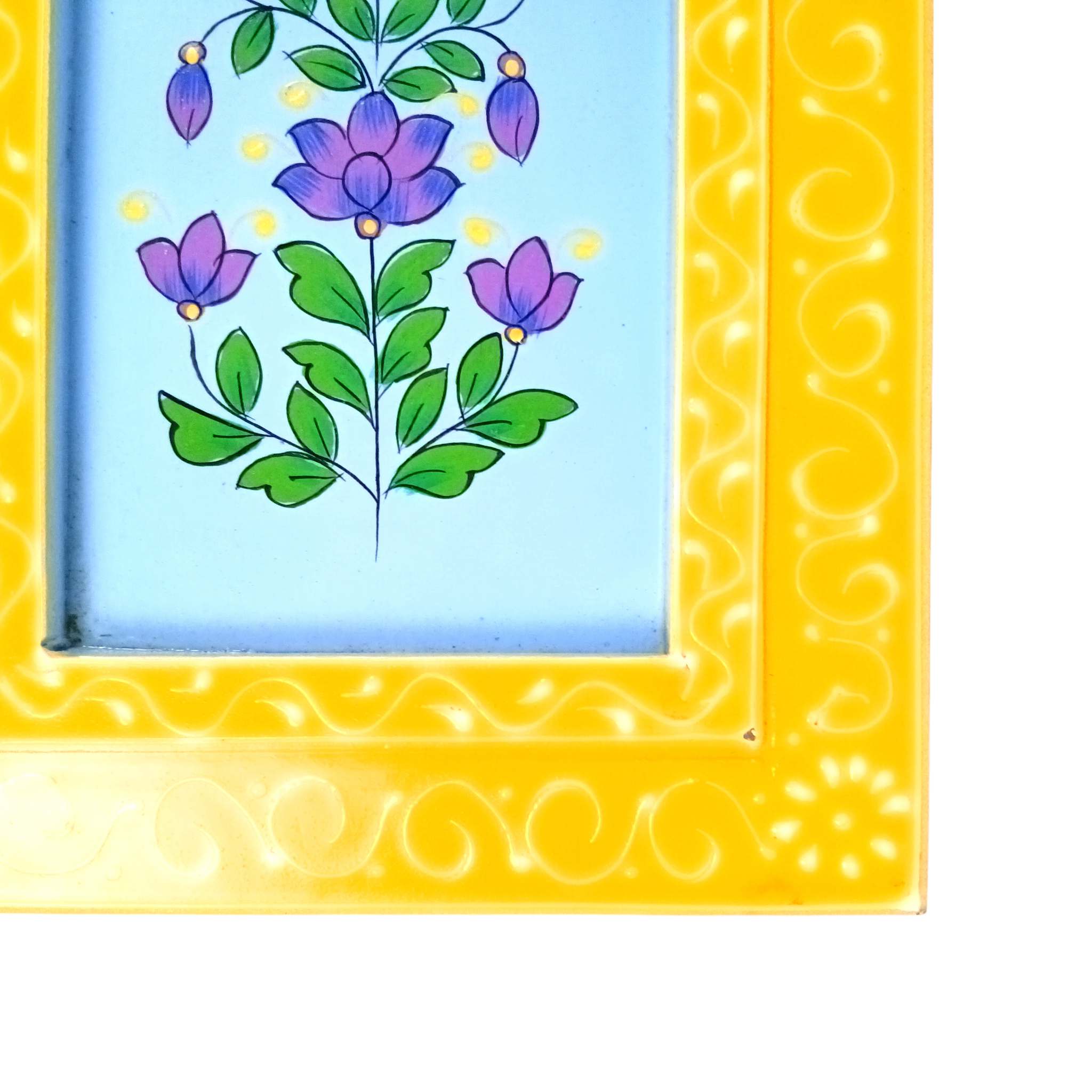 Handcrafted Wooden Painting Frame | Decorative Wall Hanging Photo Frame for Home & Living Room Décor | Wooden Art Frame | Traditional Wall Art - 15 Inch - Apkamart