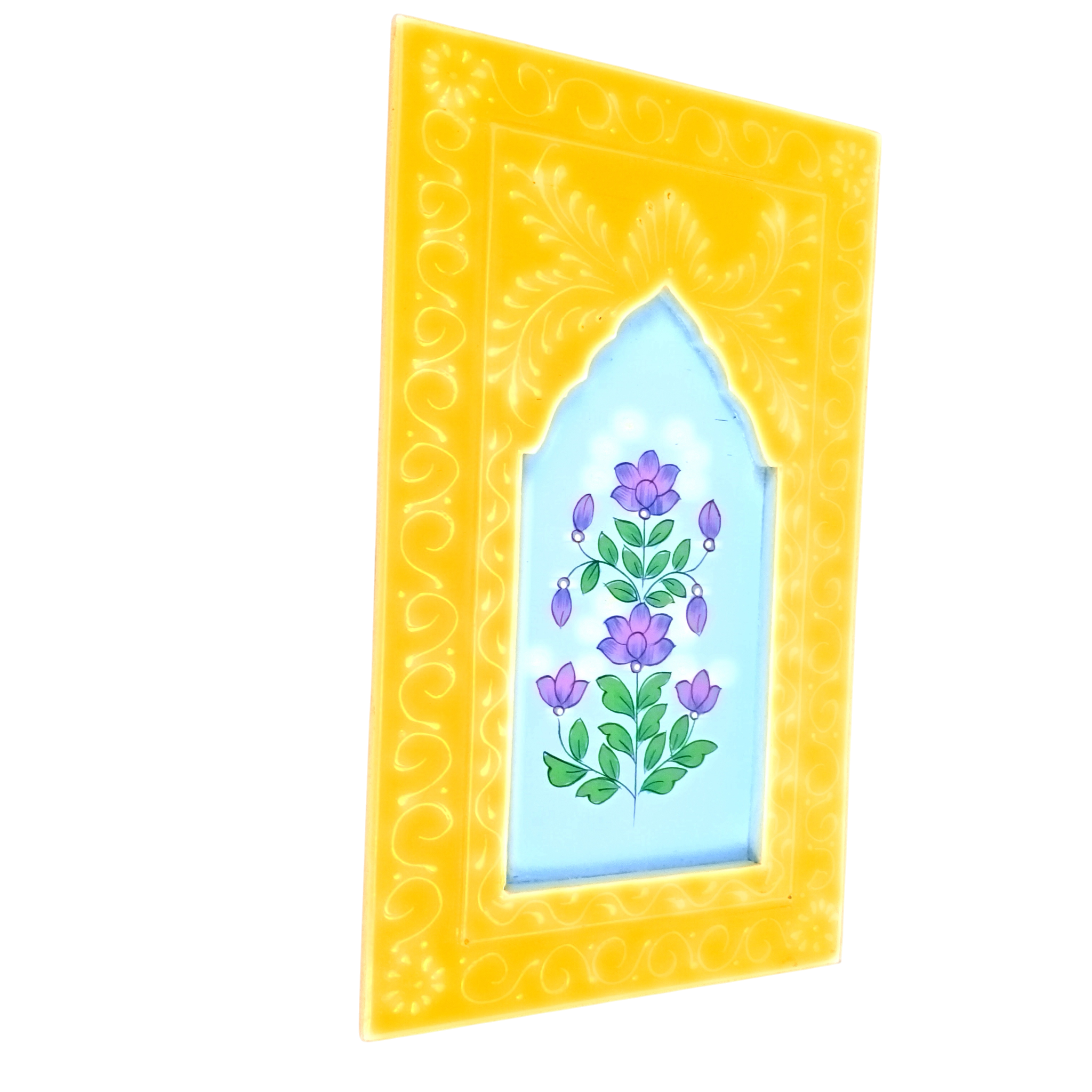 Handcrafted Wooden Painting Frame | Decorative Wall Hanging Photo Frame for Home & Living Room Décor | Wooden Art Frame | Traditional Wall Art - 15 Inch (pack Of 2) - Apkamart