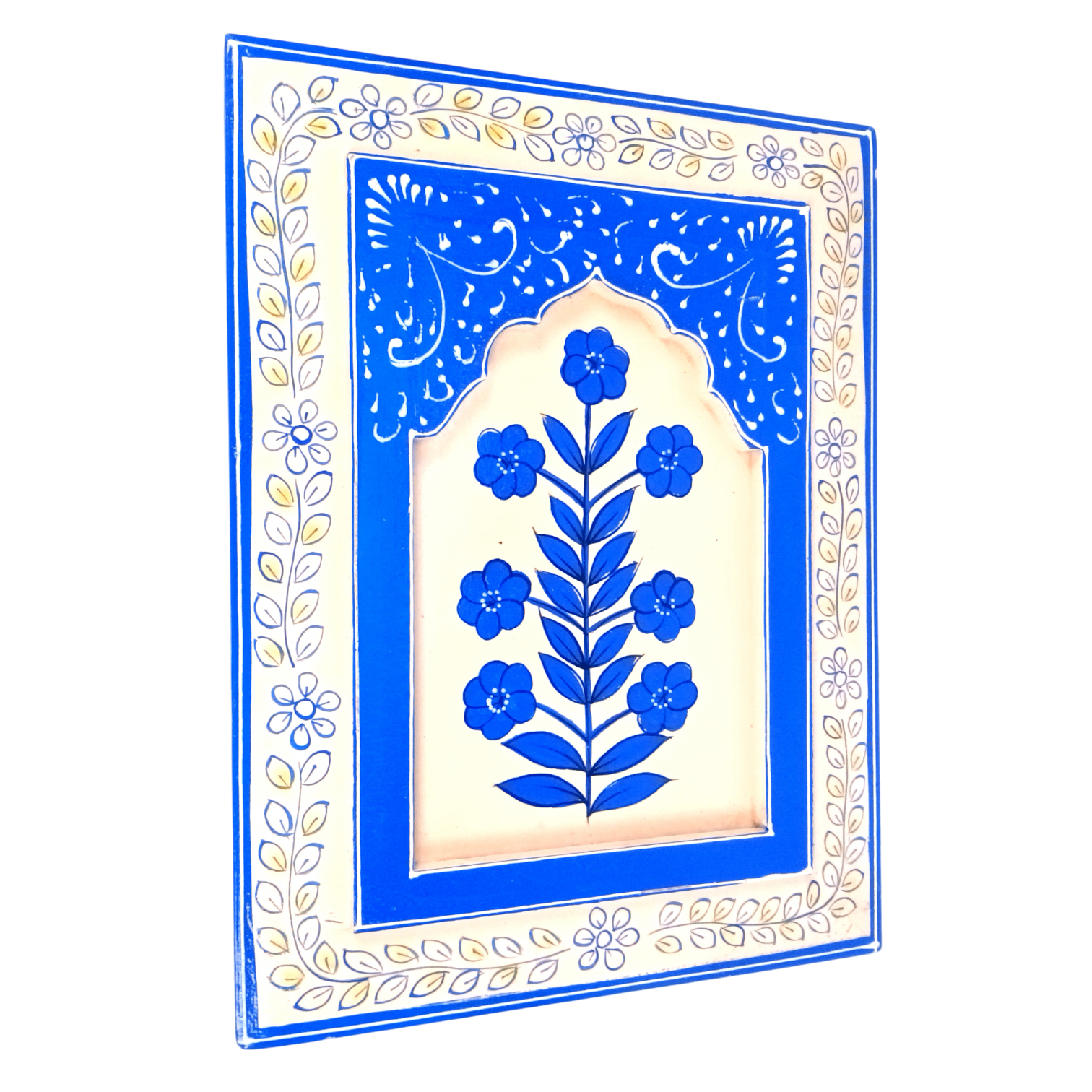 Handcrafted Wooden Painting Frame | Decorative Wall Hanging for Home & Living Room Decor | Rustic Wooden Art Frame - 12 Inch (Pack Of 2)