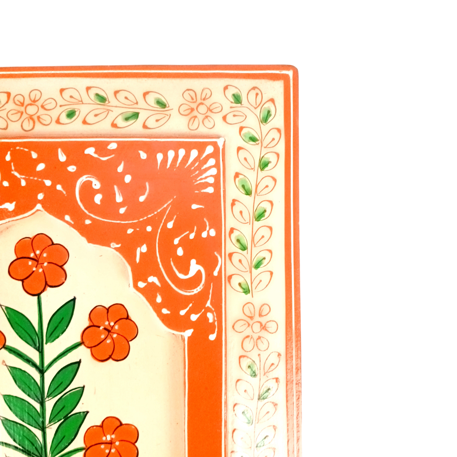 Handcrafted Wooden Painting Frame | Decorative Wall Hanging for Home & Living Room Decor | Wooden Art Frame | Handicraft Wall Art - 12 Inch (Pack Of 3) - Apkamart