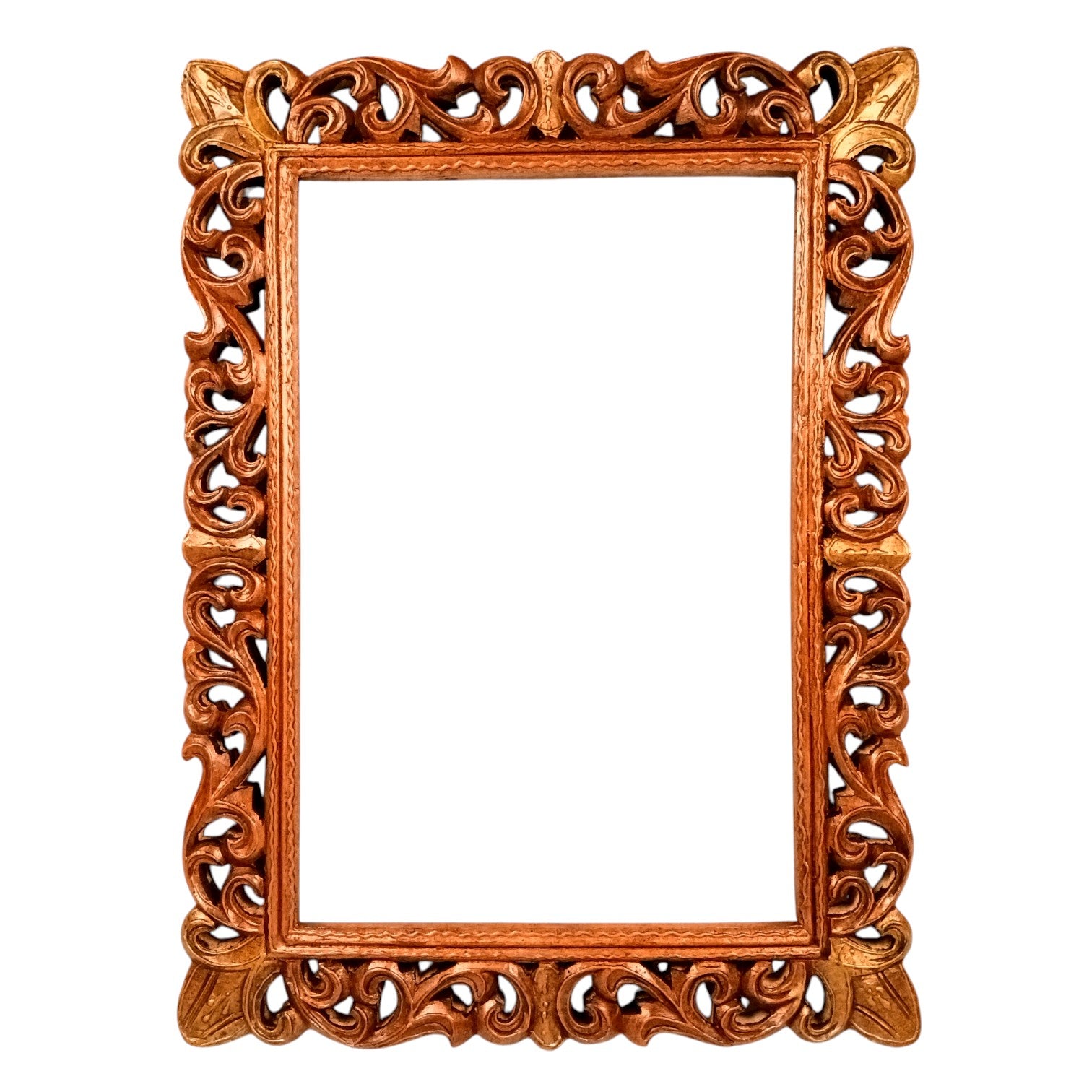 Wooden Jharokha for Mirror & Photo Frame | Traditional Rajasthani Wall Hanging | Ethnic Wooden Frame for Home Decor & Wall Decoration - 23 Inch - Apkamart
