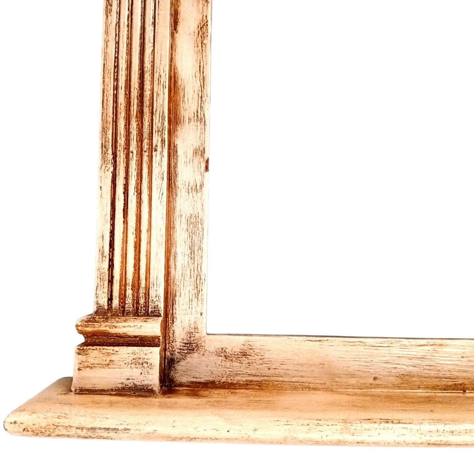 Wooden Jharokha Wall Hanging – Decorative Window Frame for Home, Living Room, Entrance & Wall Decor - 17 Inch - Apkamart