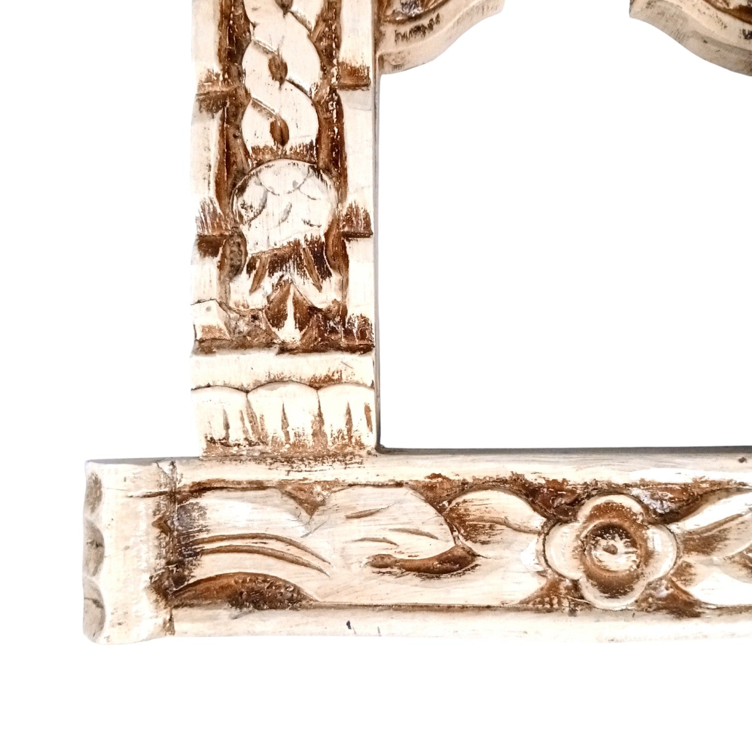 Wooden Jharokha Peacock Design | Decorative Wall Hanging Window Frame | Traditional Handcrafted Jharokha for Home Decor, Mirror, Photo Frame & Gifting - 18 Inch - Apkamart