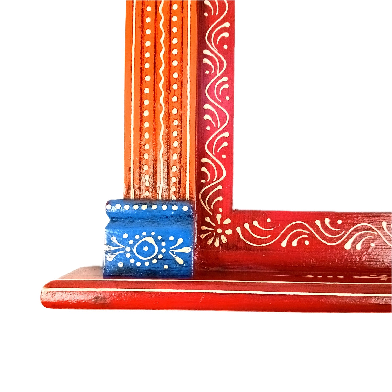 Jharokha Wall Hanging | Wooden Jharokha Frame Hangings - For Home, Wall Decor, Living room, Entrance Decoration & Gifts - 17 Inch (Wood, Brown) - Apkamart #Colour_Red