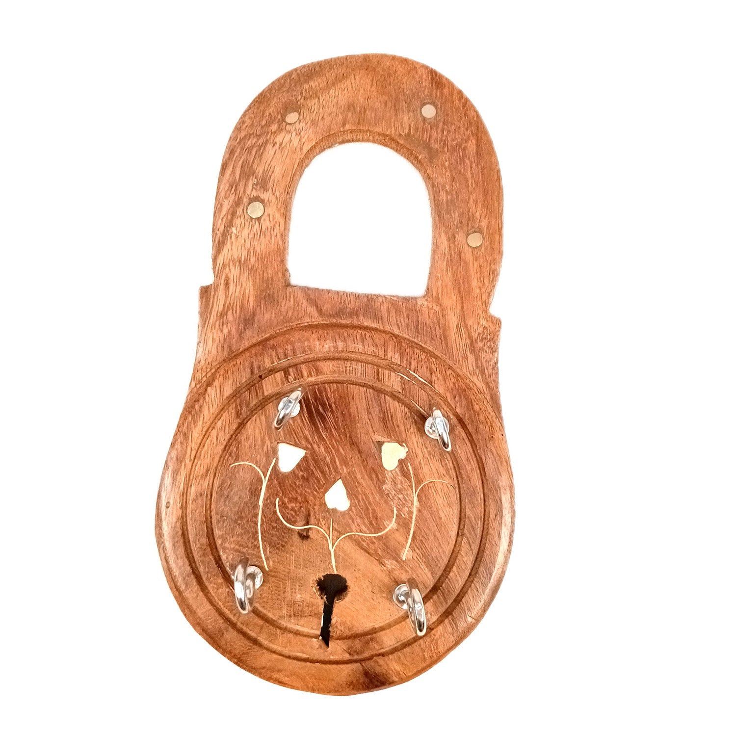 Key Holder Wall Decor | Key Hanging Organizer Stand| Key Hook Hanger Wall Mount - For Home, Entrance, Office Decor & Gifts - 8 Inch (12 Hooks) (Set Of 3) - Apkamart