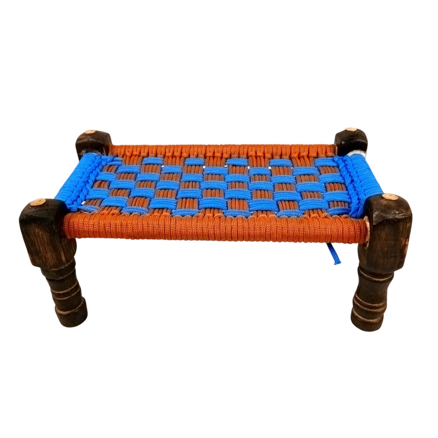Charpai Khaat Bed Miniature | Wood & Jute Small Chaarpai Khat Cot - for Ladoo Gopal Ji, Home Decor, For keeping God Showpiece | Kids Toys Gift - 10 Inch (Pack of 3) - Apkamart