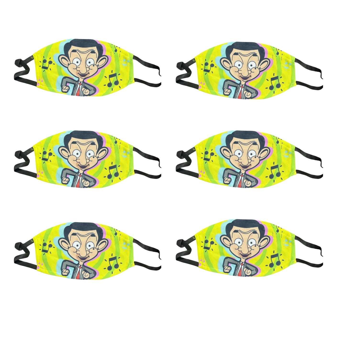 Reusable Mask for Kids | Washable Kids Face Mask | Soft Breathable Reusable Face Mask for Daily Protection - Apkamart #Style_Pack Of 6