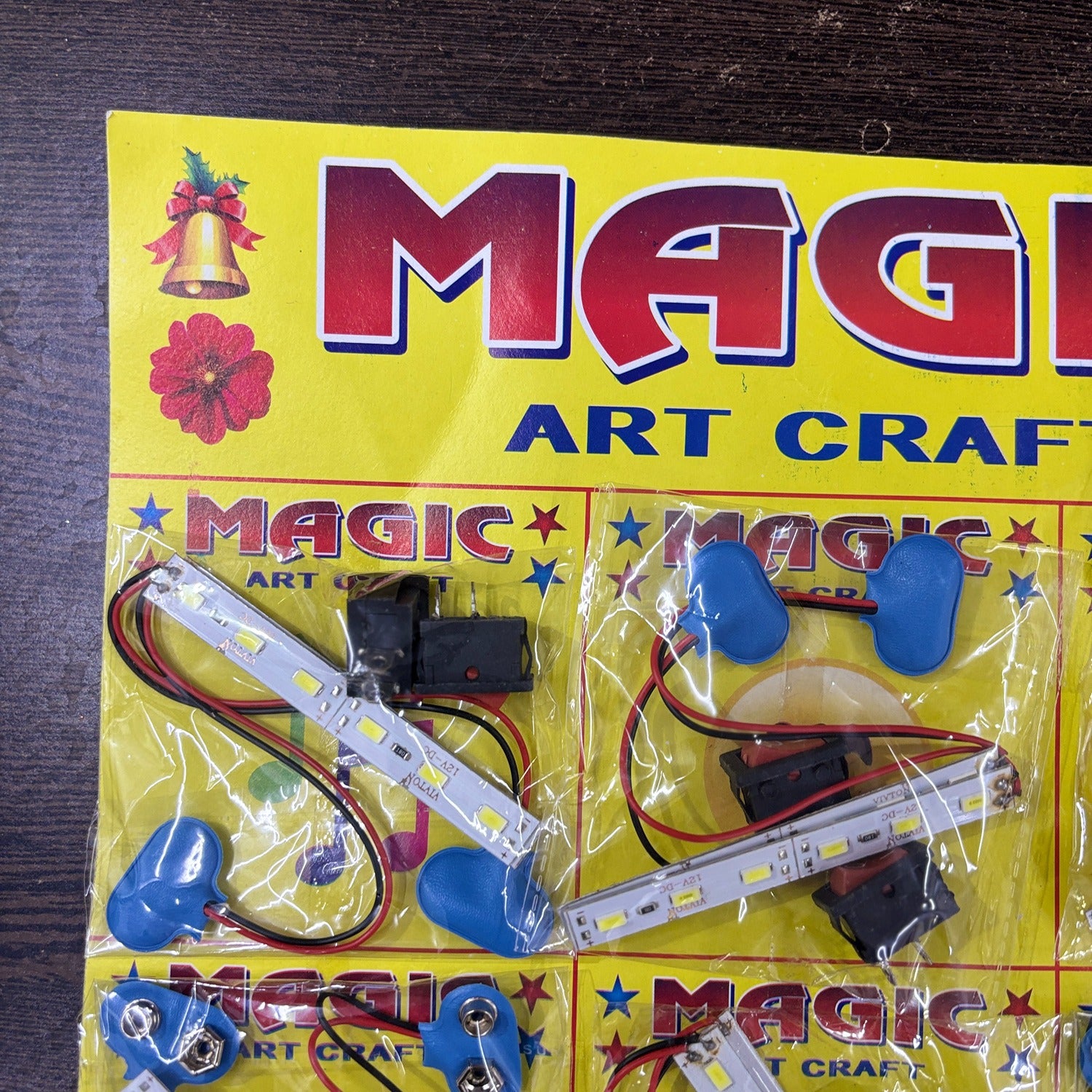 LED Light Connector for Kids Art & Craft | DIY LED Connecting Lights for School Projects, Science Experiments, STEM Learning & Creative Decoration - (Pack Of 12) - Apkamart