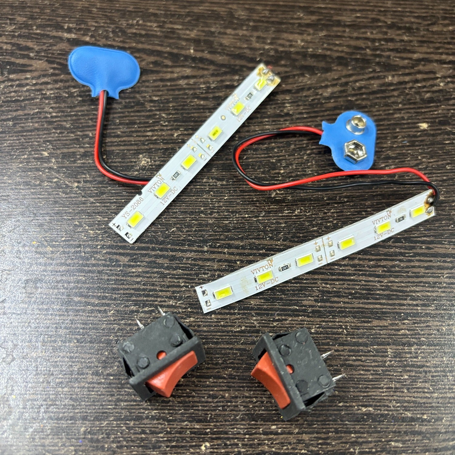 LED Light Connector for Kids Art & Craft | DIY LED Connecting Lights for School Projects, Science Experiments, STEM Learning & Creative Decoration - (Pack Of 12) - Apkamart