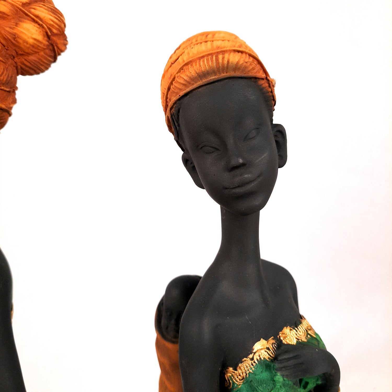 African Women Figurines | Tribal Ladies Sitting with Baby Showpiece - for Home Decor, Table, Living Room & Gift - 15 Inch -apkamart #Style_Design 1