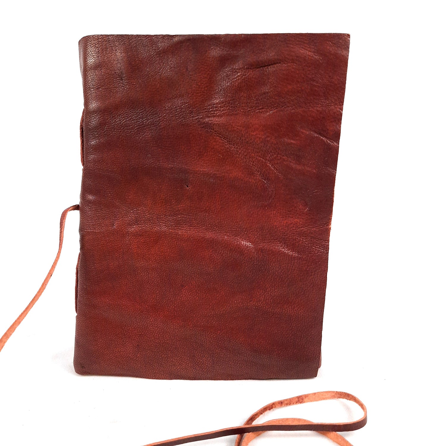 Leather Diary Vintage With Lock | Journal Notebook With Handmade Paper | Personal Traveller's Book, Sketchbook - for Writing, Table, Office, Desk, Study, Corporate Gifts | Gift for Him / Her - Apkamart #Size_7 Inch