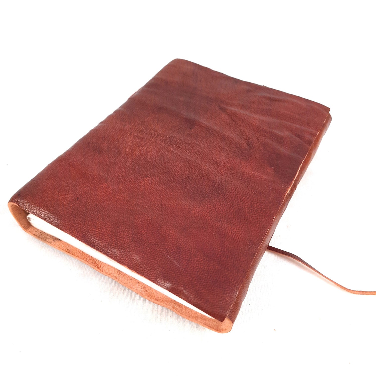 Leather Diary Vintage With Lock | Journal Notebook With Handmade Paper | Personal Traveller's Book, Sketchbook - for Writing, Table, Office, Desk, Study, Corporate Gifts | Gift for Him / Her - Apkamart #Size_7 Inch