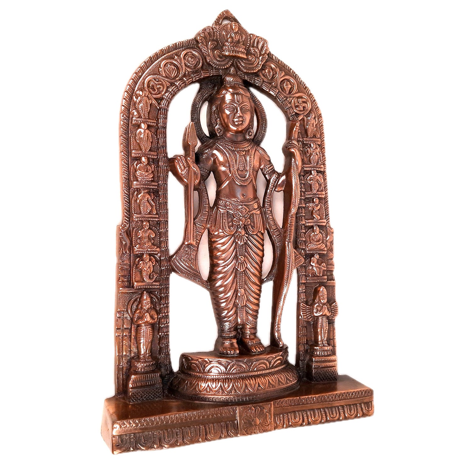 Lord Ram Wall Hanging Statue Big | Shree Ram Lalla Ayodhya Mandir Wall Decor - for Big Walls, Pooja, Home, Temple, Decor & Gift - apkamart