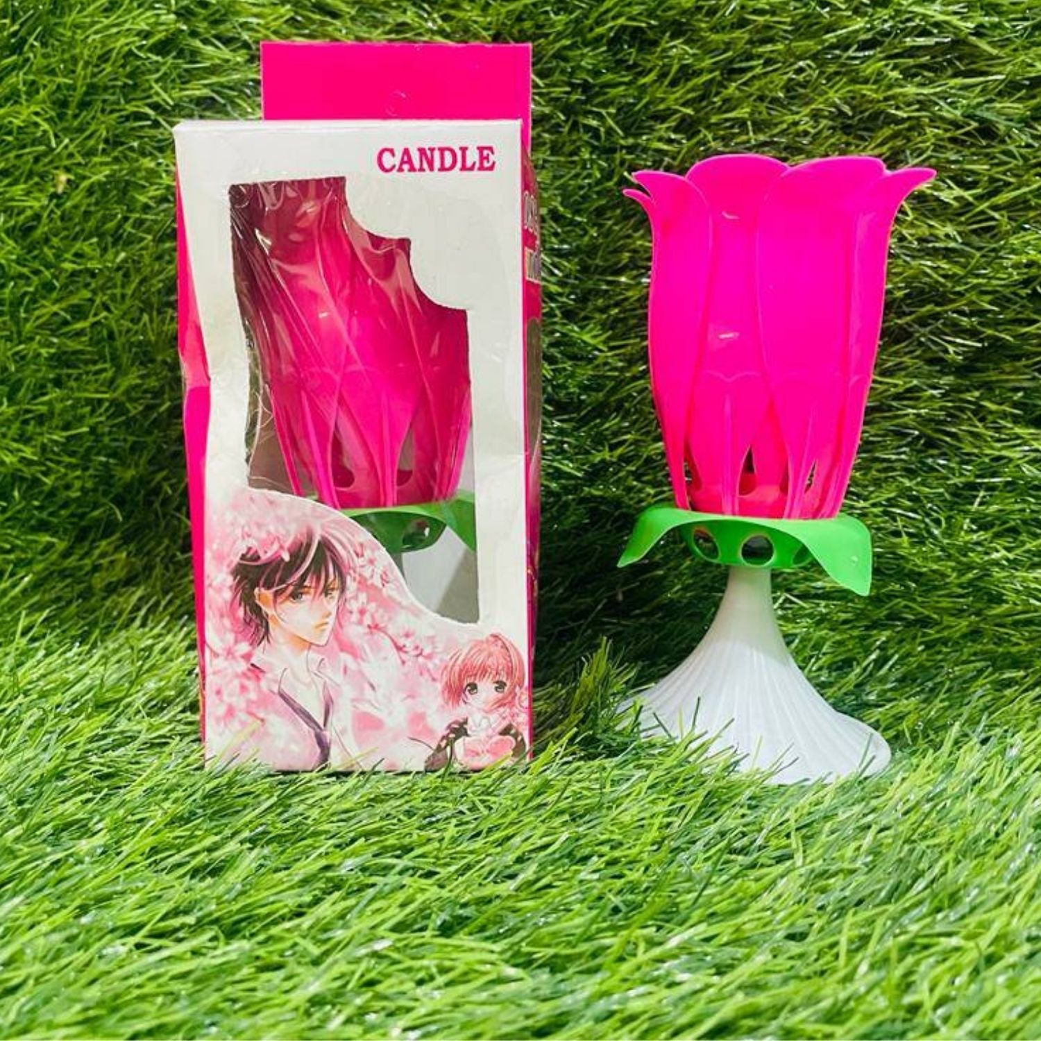 Lotus Design Birthday Candle for Cake Decoration | Decorative Birthday Candle for Kids Birthday Parties, Home Celebrations & Special Events