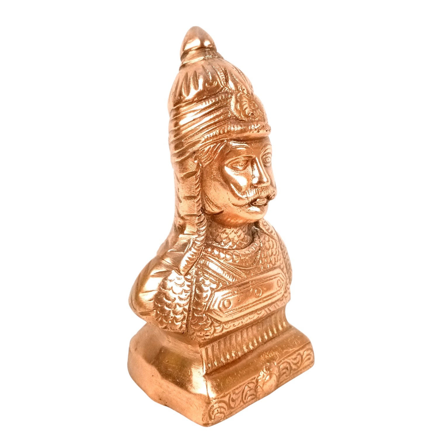 Maharana Pratap Statue | Human Figurine Warrior Idol for Living Room & Home Decor | Historical Showpiece for Office & Gifting - 7 Inch - Apkamart