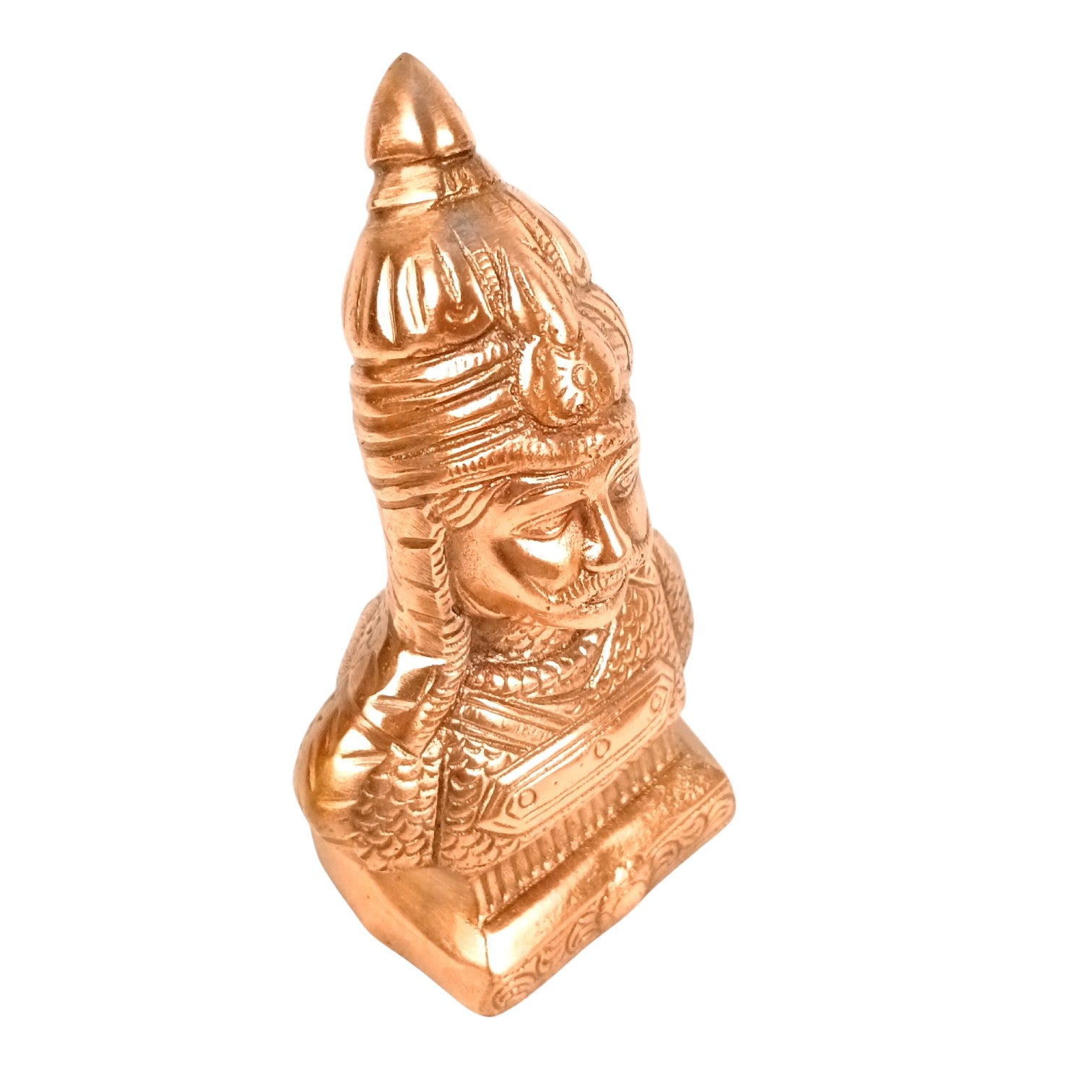 Maharana Pratap Statue | Human Figurine Warrior Idol for Living Room & Home Decor | Historical Showpiece for Office & Gifting - 7 Inch - Apkamart