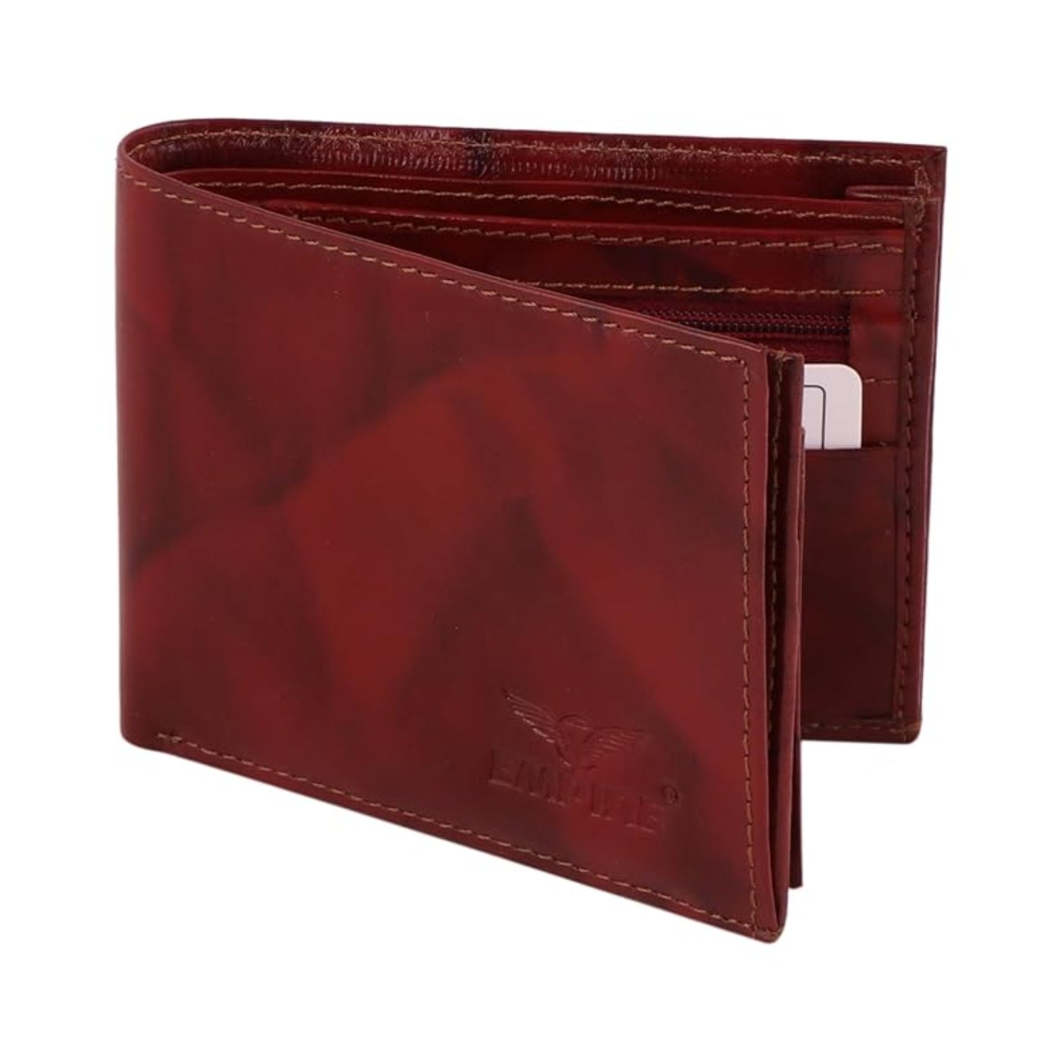 Leather Wallet for Men | Premium Mens Wallet | Classic Men Wallet Purse with Multiple Card Slots | Slim & Durable Wallets for Men Daily Use - Apkamart #Style_Design 1 