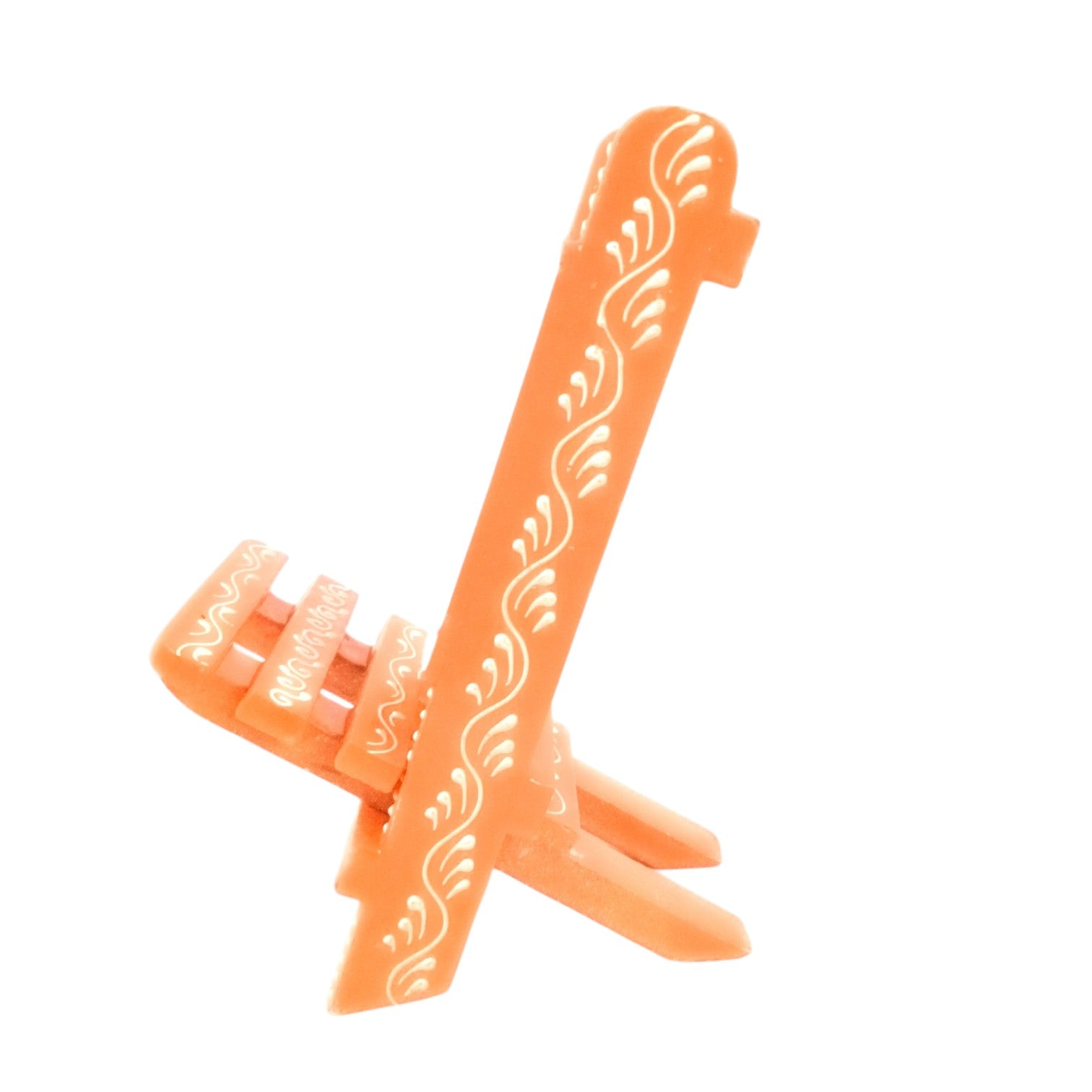 Mobile Holder Folding Mini Chair Showpiece For Desk & Decor - 9 Inch - Apkamart