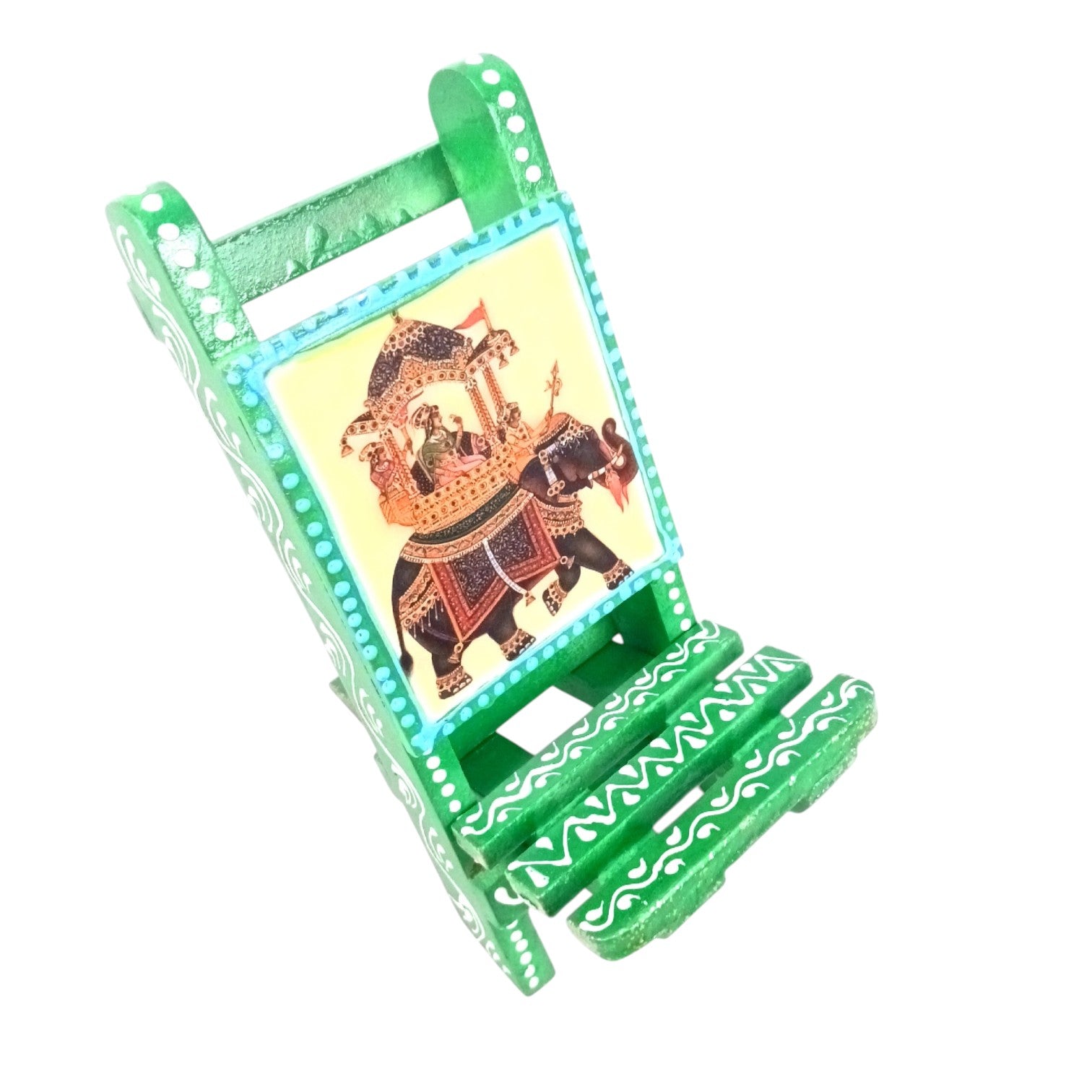 Mobile Holder Folding Mini Chair Showpiece For Desk & Decor - 9 Inch