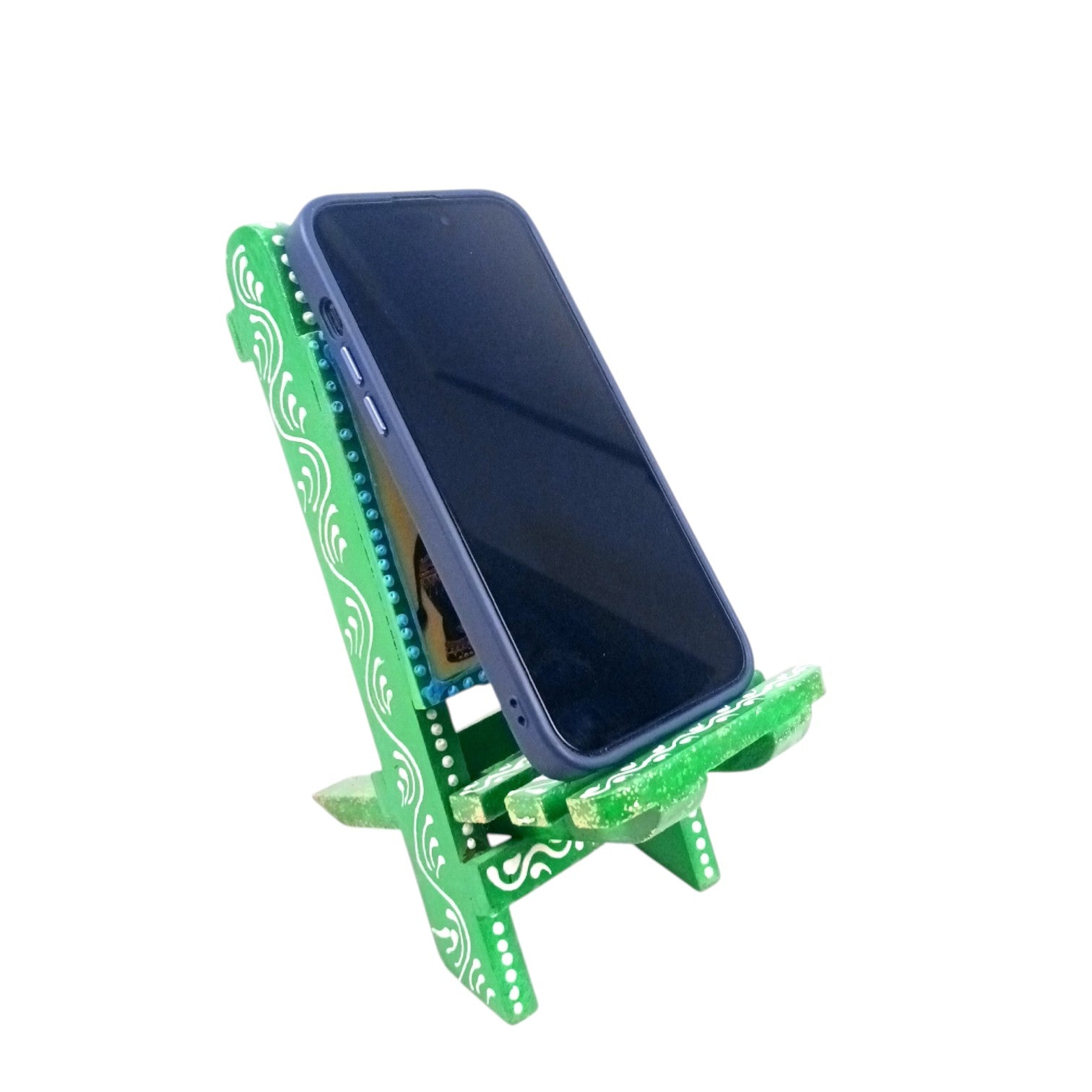 Mobile Holder Folding Mini Chair Showpiece For Desk & Decor - 9 Inch