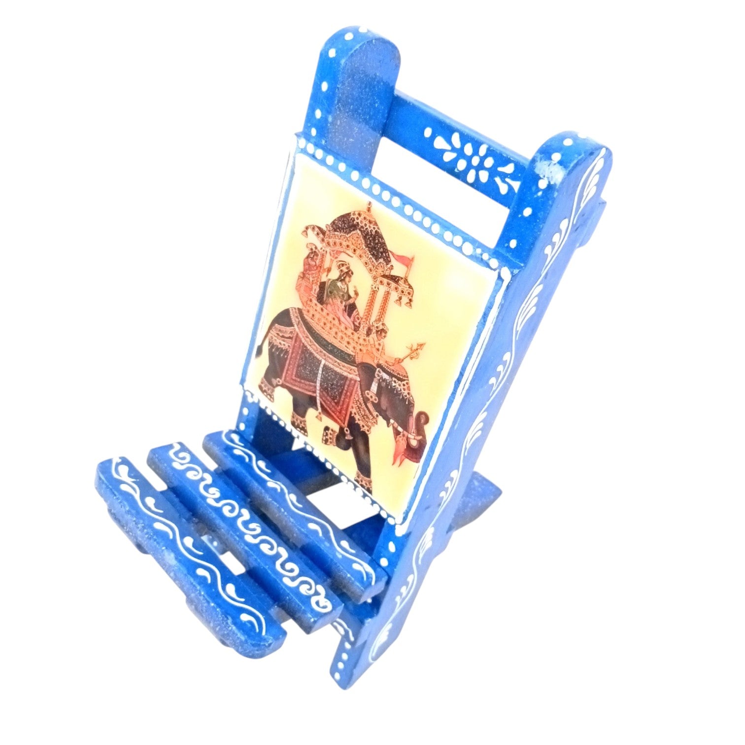 Mobile Holder Folding Mini Chair Showpiece For Desk & Decor - 9 Inch - Apkamart