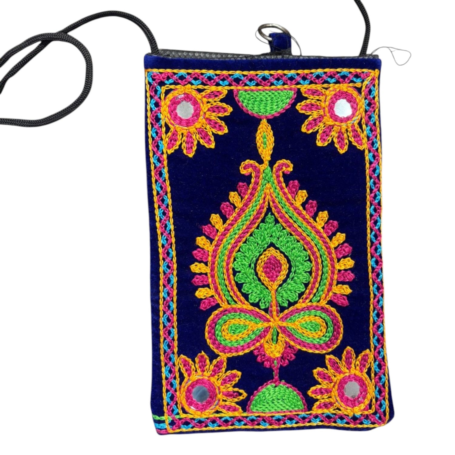 Mobile Pouch Bag for Women Stylish Phone Pouch Lightweight Ladies Shoulder Purse Compact Mobile Holder for Travel Shopping Daily Use Office Outdoor and Casual Wear - 6 Inch - Apkamart